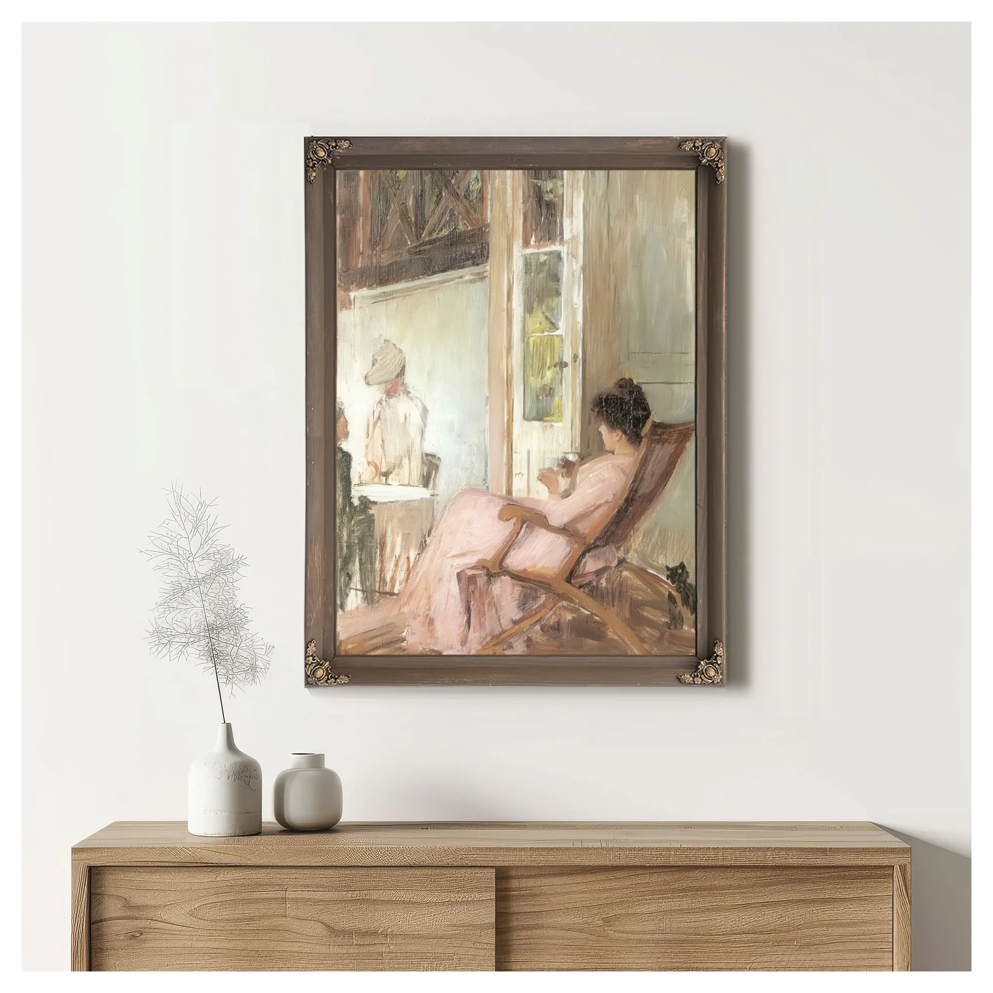 The Loggia By John Waterhouse Fine Art Print