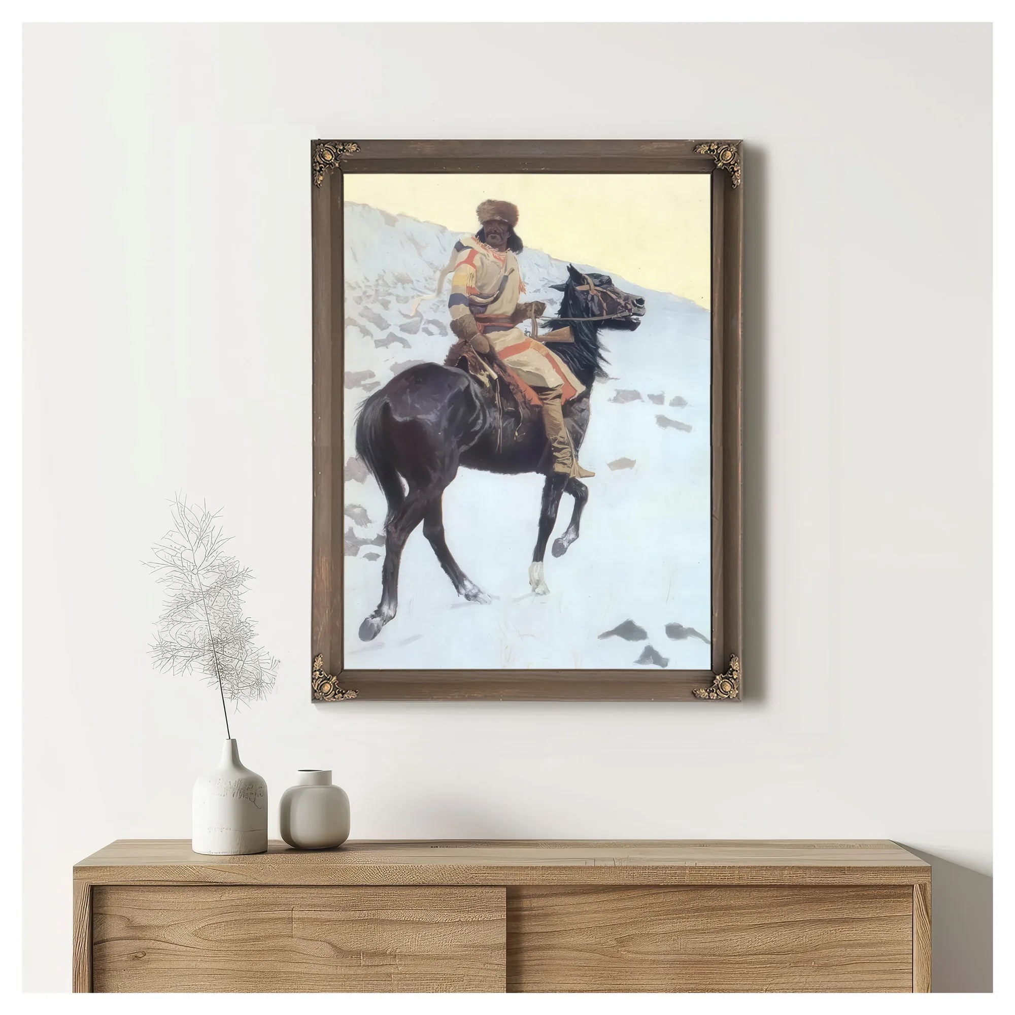 The Half Breed By Frederic Remington Fine Art Print