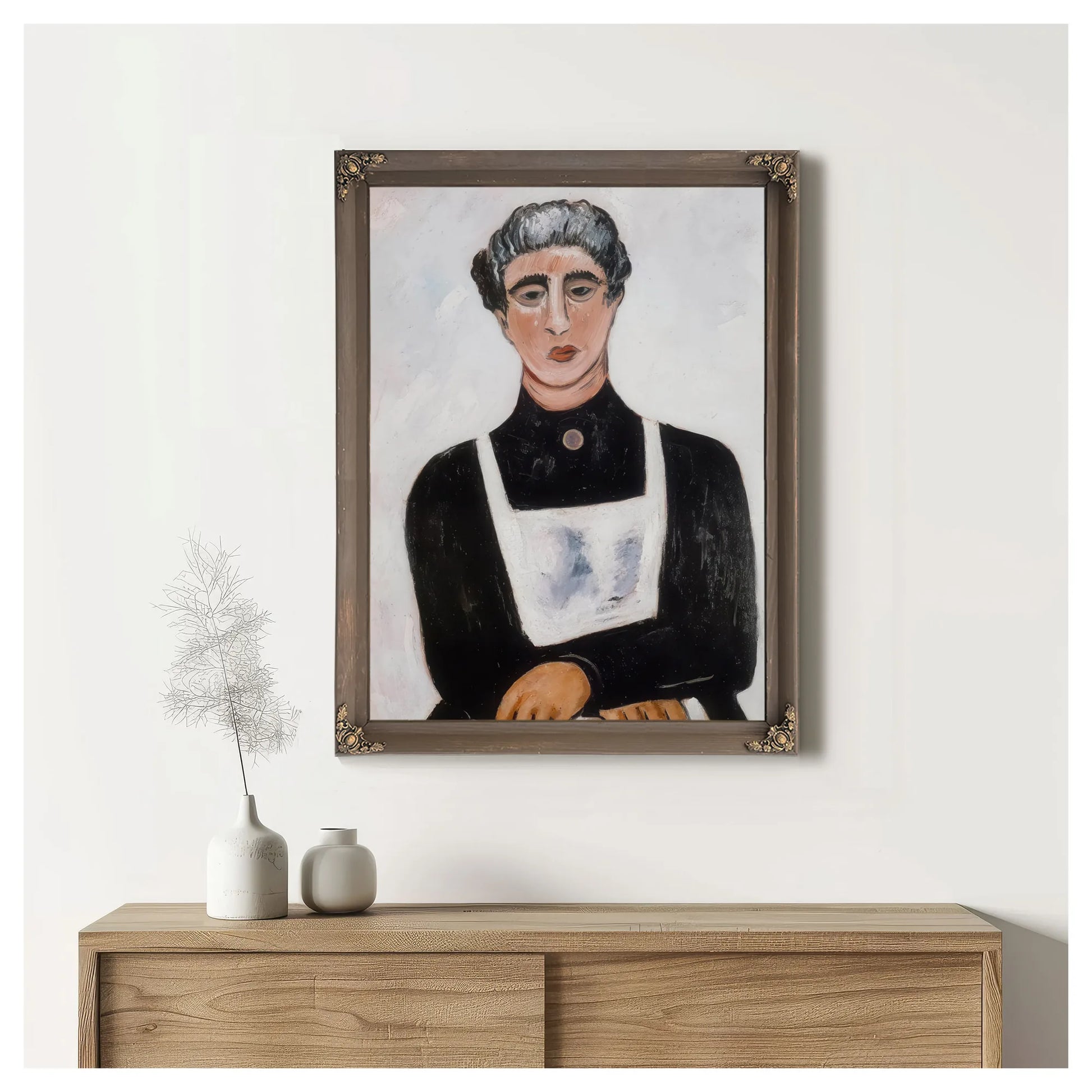 Marie Ste Esprit By Marsden Hartley Fine Art Print