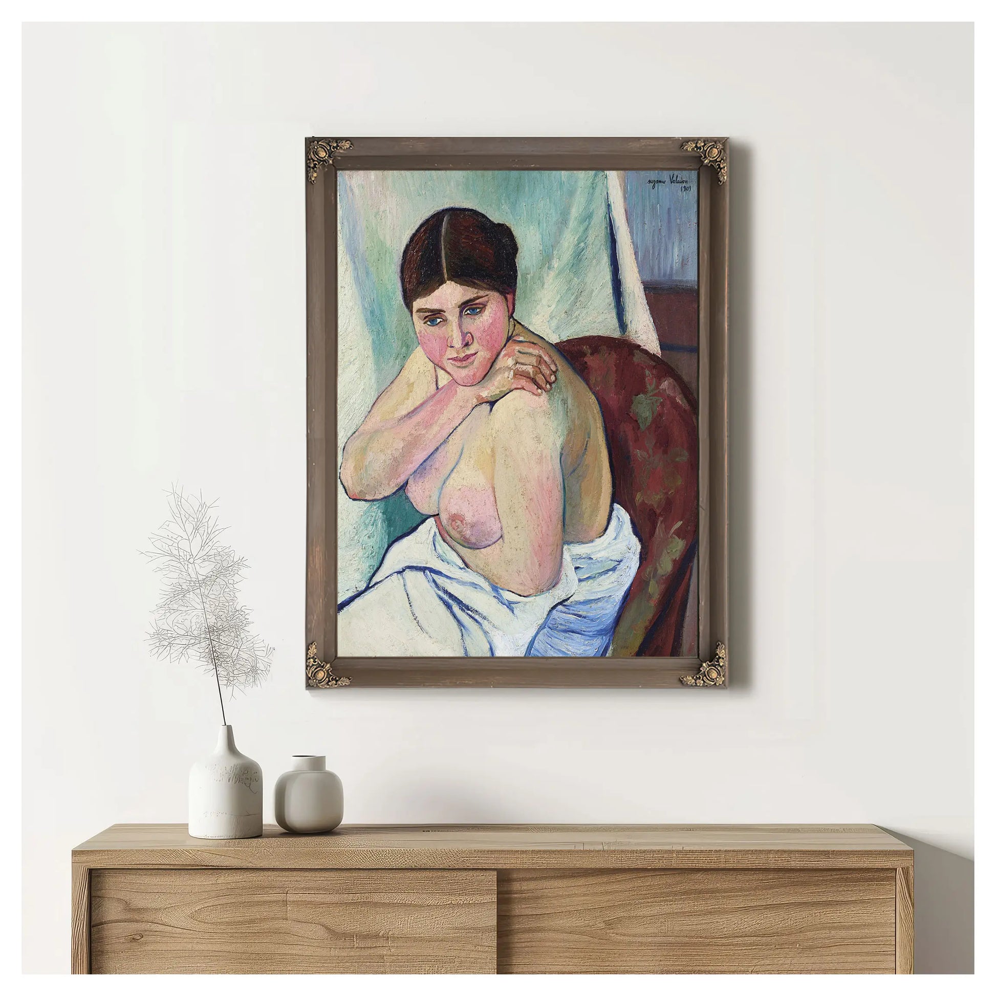 Juliette Assise Au Fauteuil by Suzanne Valadon