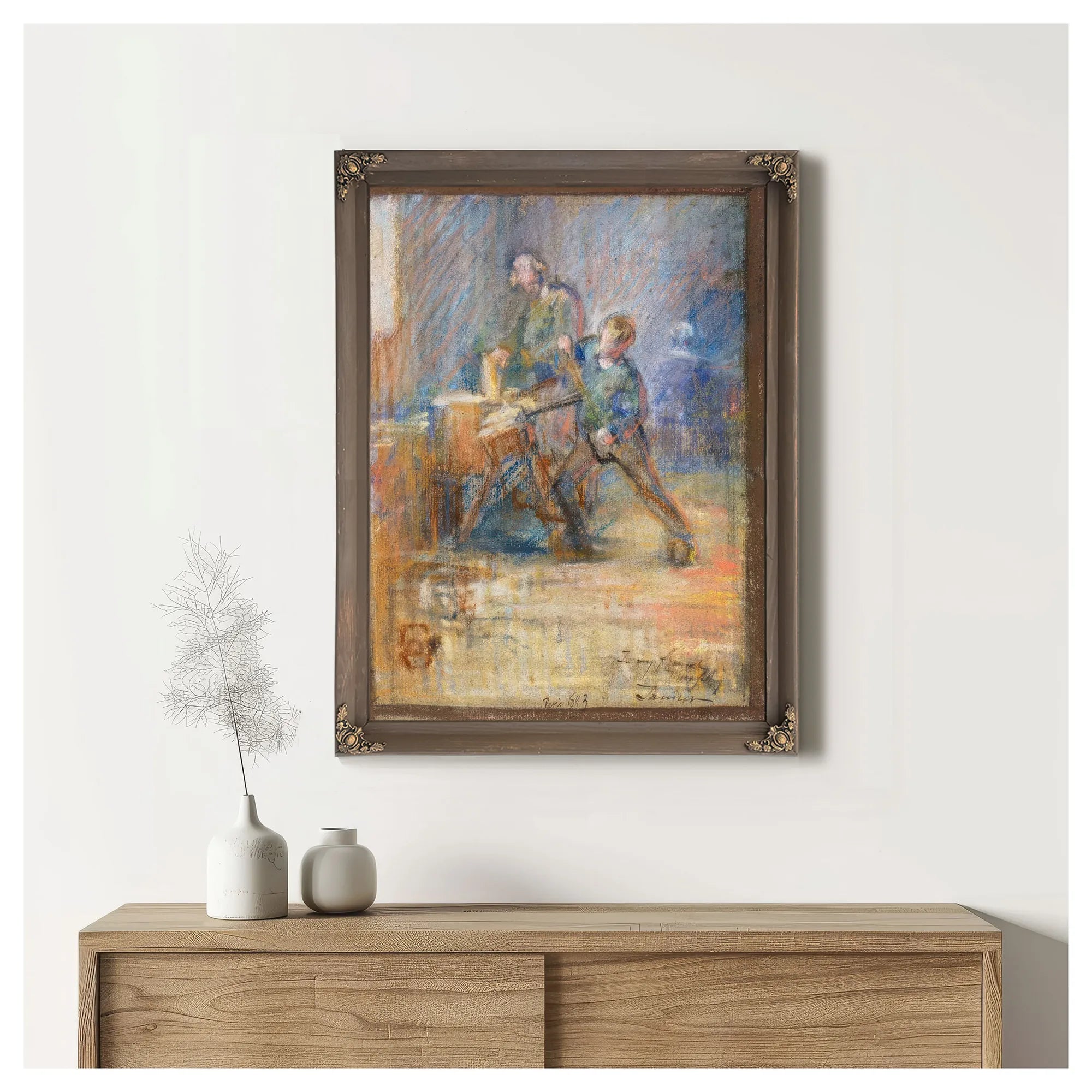 The Young Sabot Maker By Henry Ossawa Tanner Fine Art Print