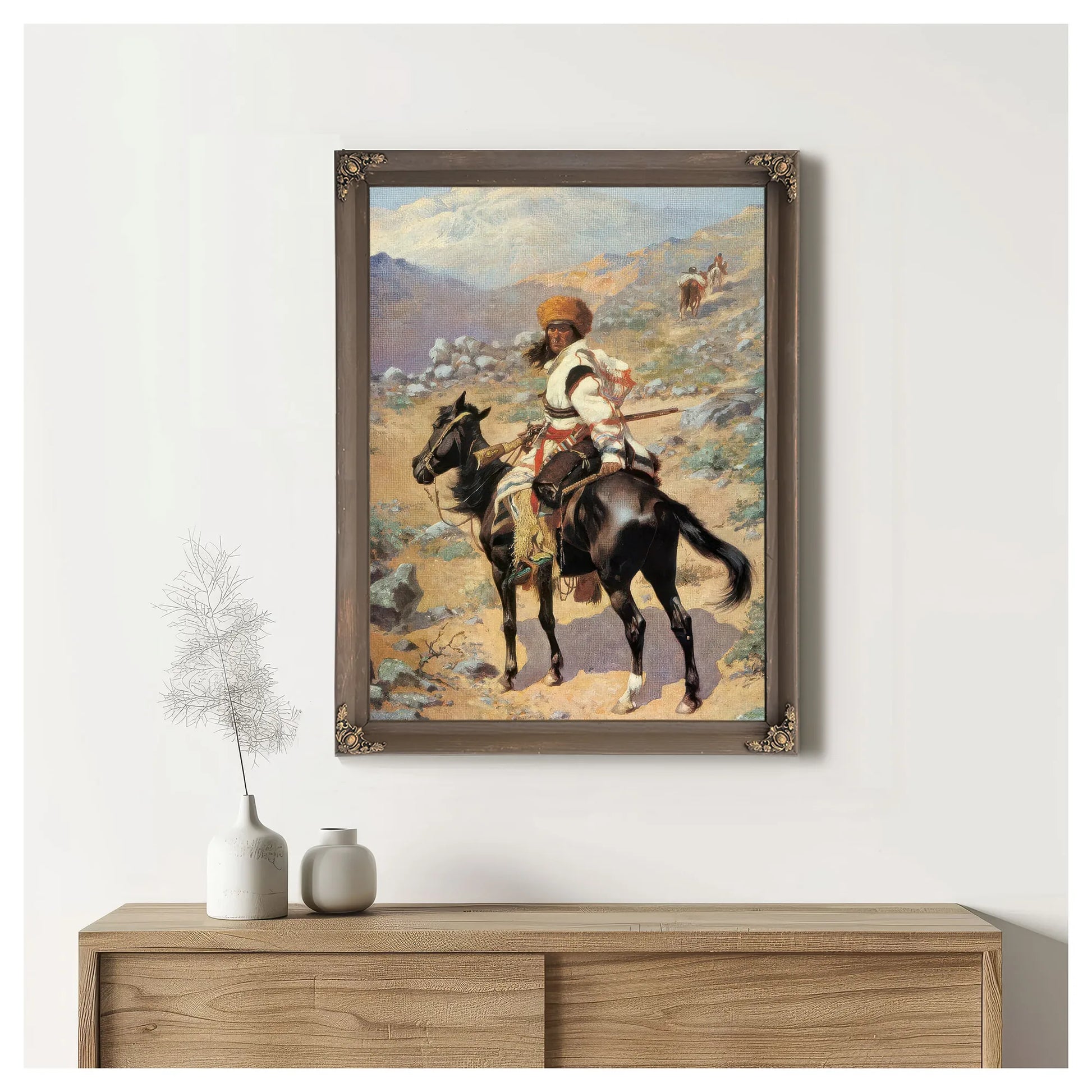 Untitled 2 By Frederic Remington Fine Art Print
