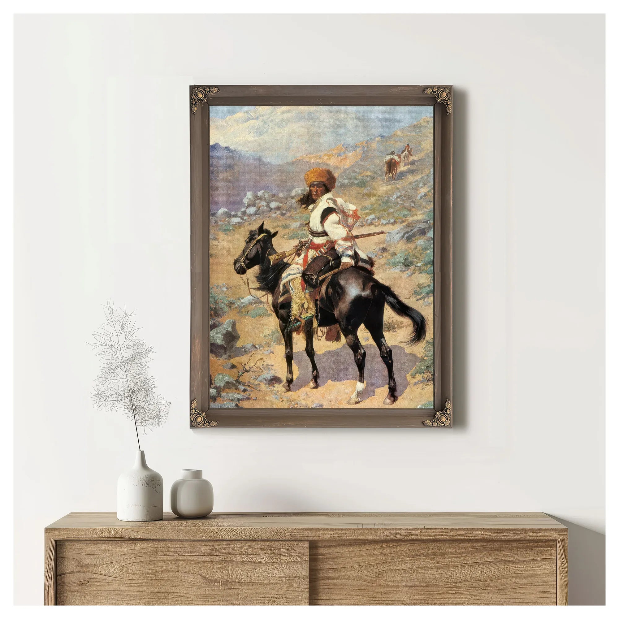 Untitled 2 By Frederic Remington Fine Art Print