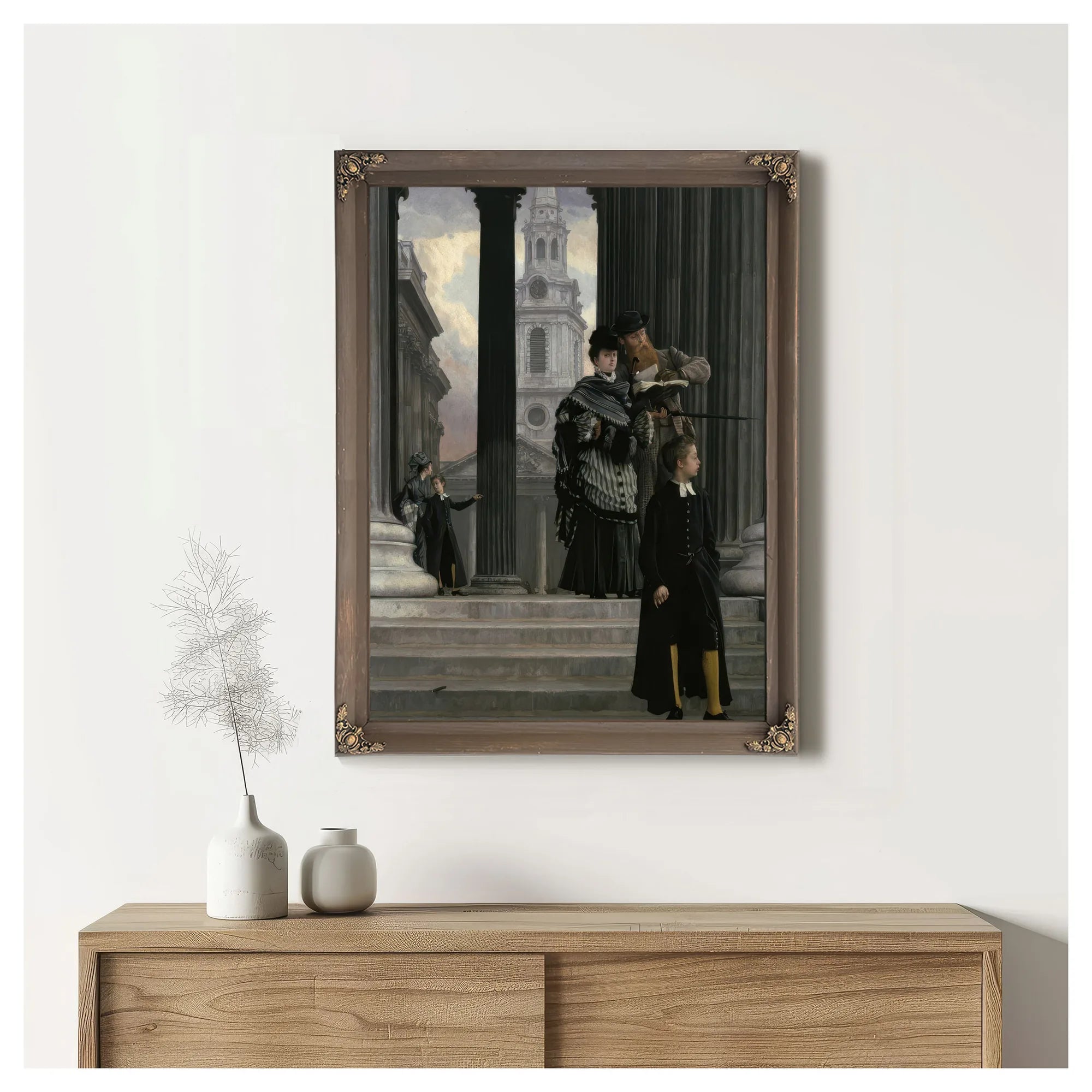 London Visitors By James Tissot Fine Art Print