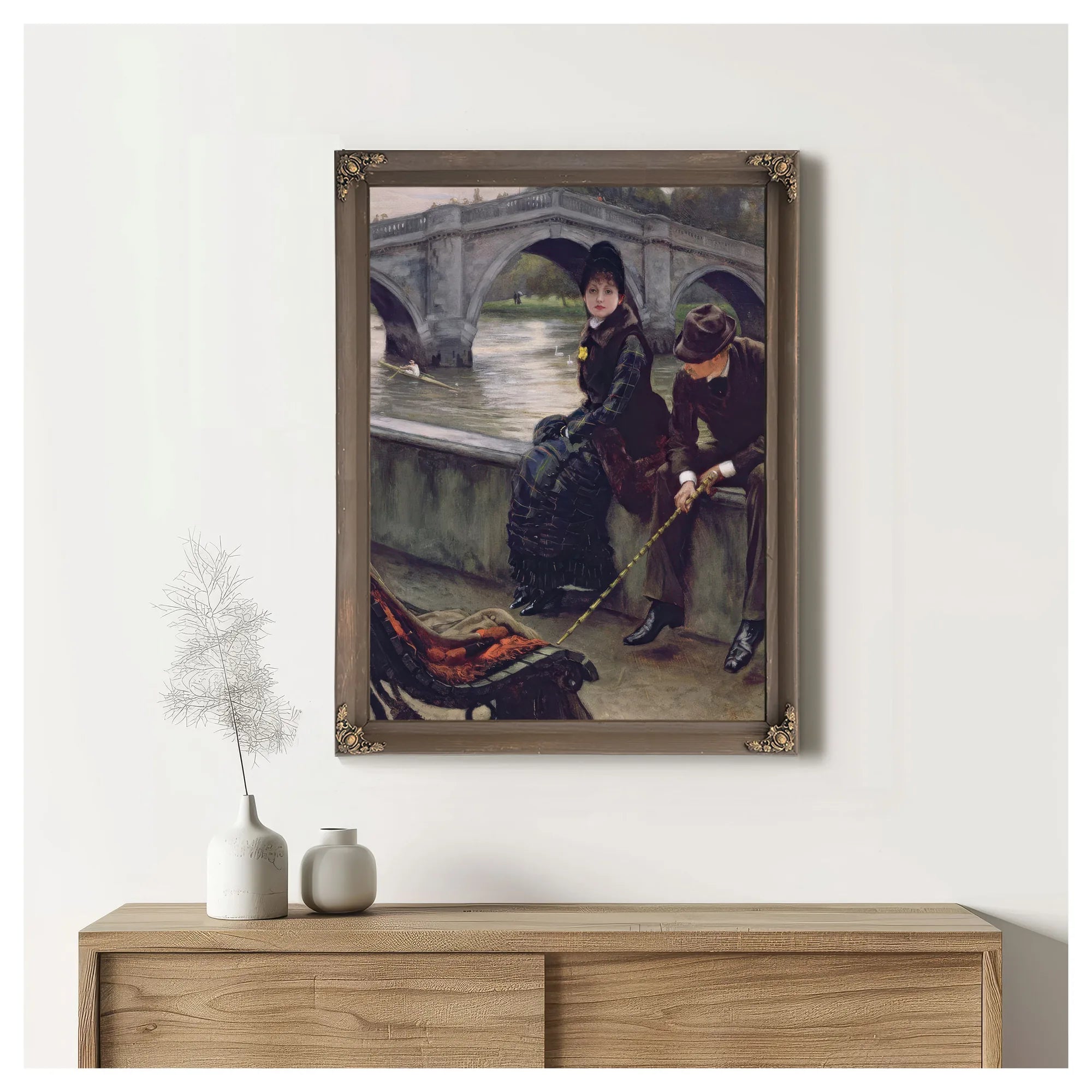 Richmond Bridge By James Tissot Fine Art Print