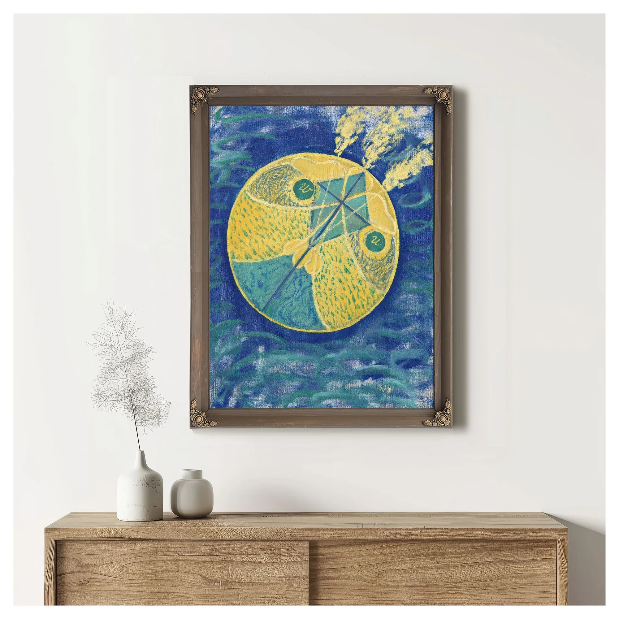 Group I No 7 Primordial Chaos 1907 By Hilma Af Klint Fine Art Print