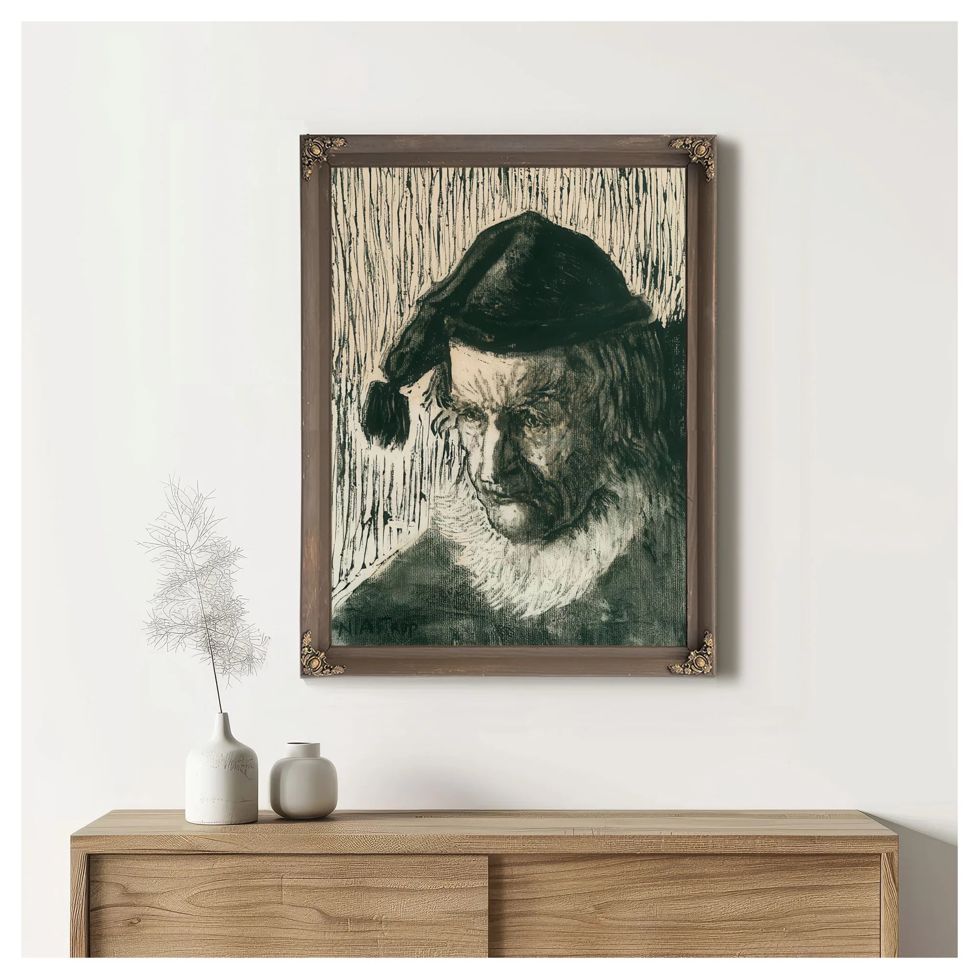 Great Grandfather Of Half The Village By Nicolai Astrup Fine Art Print