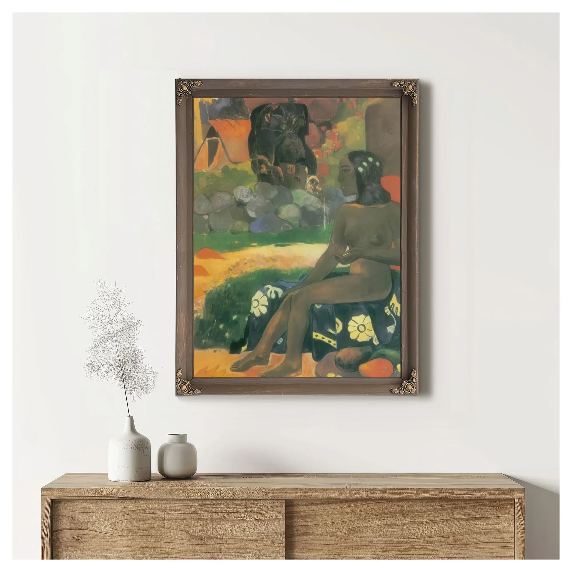 Vairaumati Tei Oa ( Her Name Is Vairaumati) By Paul Gauguin Fine Art Print