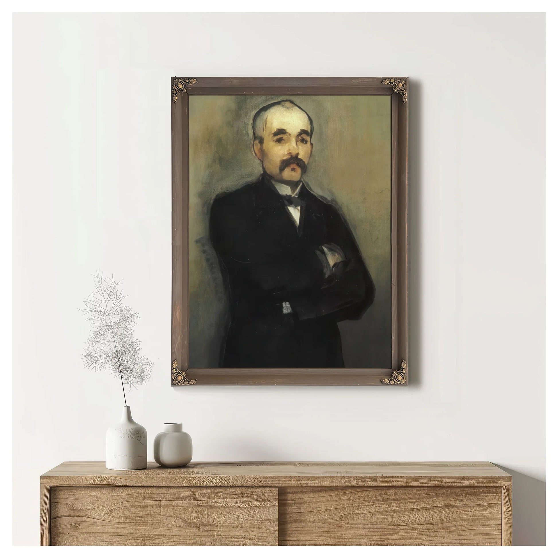 Portrait Of George Clemeceau 1880 By Edouard Manet Fine Art Print