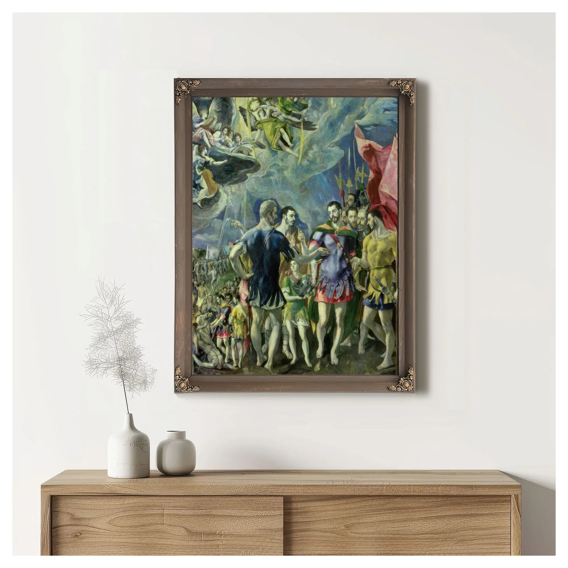 The Martyrdom Of St. Maurice 2 By El Greco Fine Art Print
