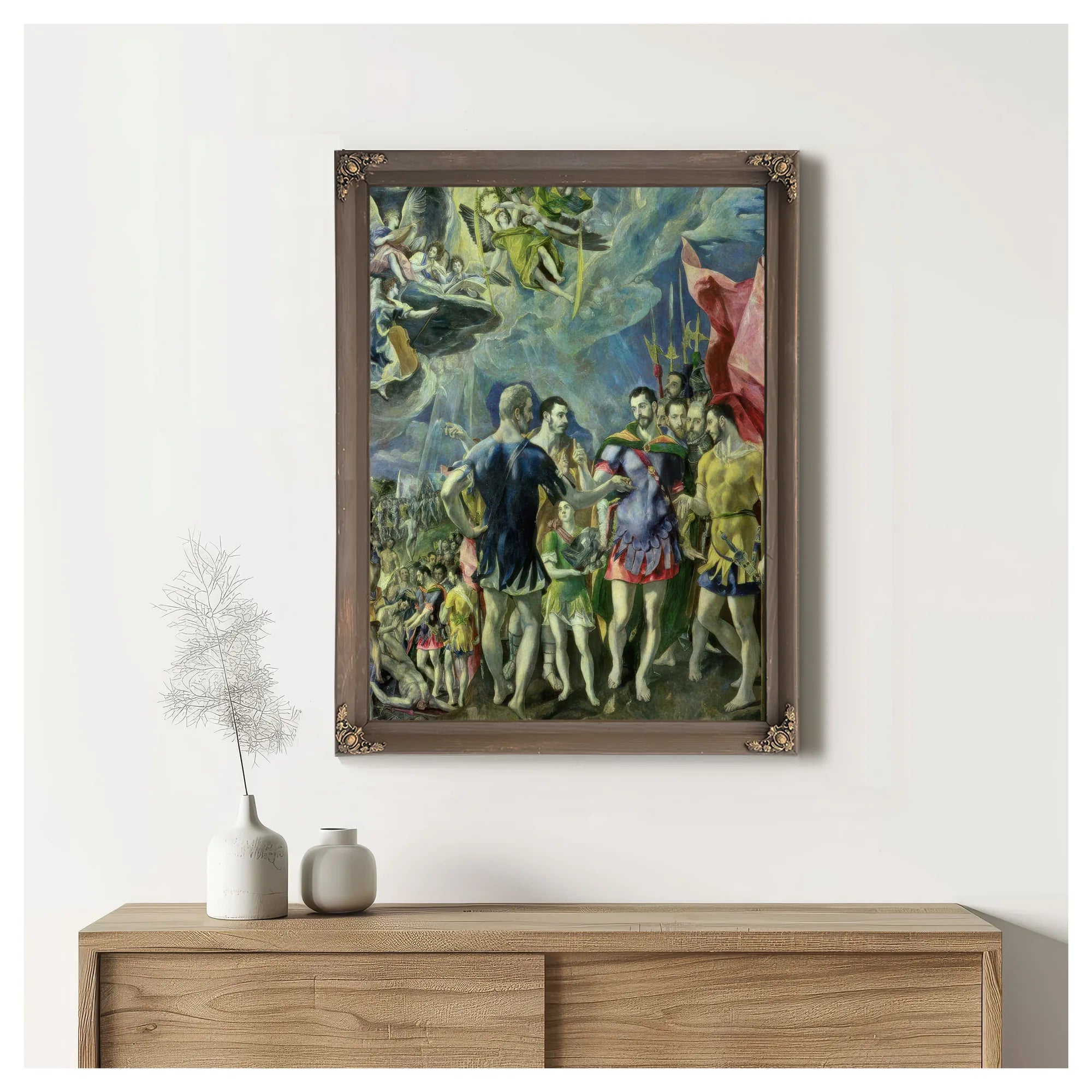 The Martyrdom Of St. Maurice 2 By El Greco Fine Art Print
