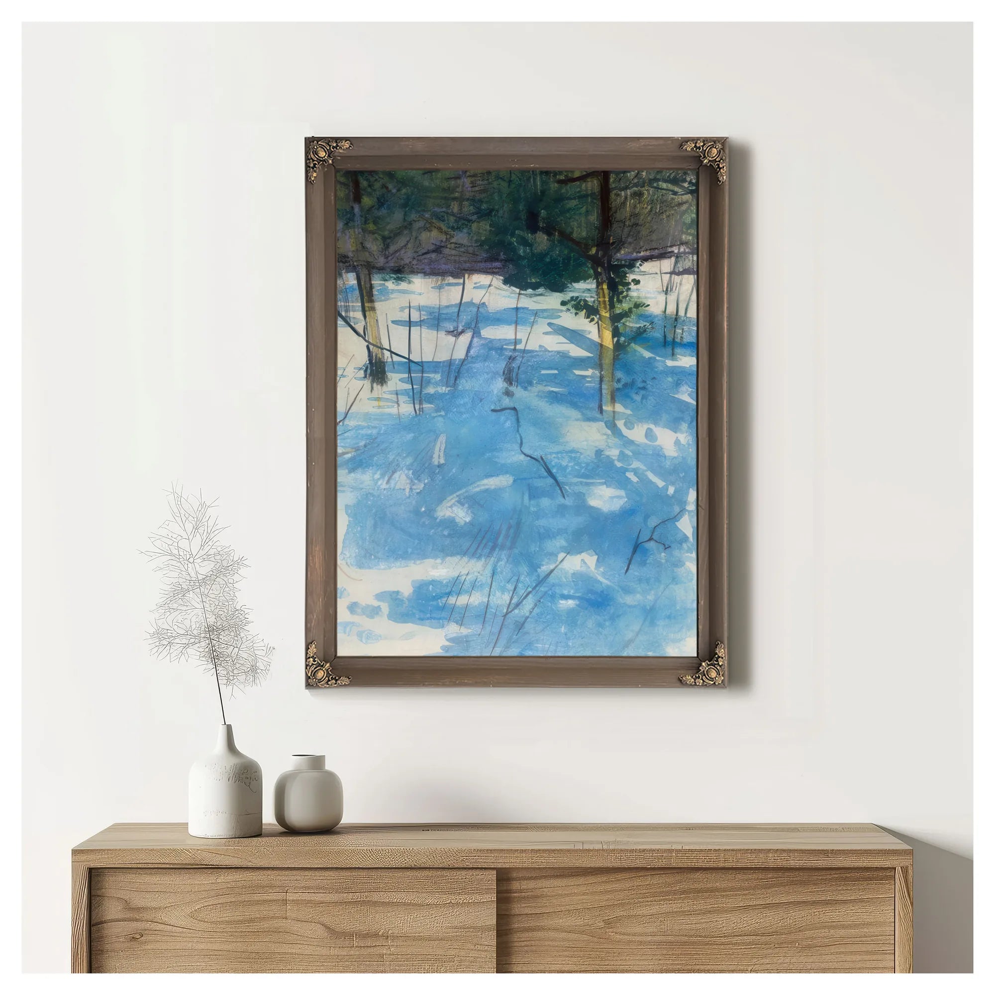 Winter, Monadnock By Abbott Handerson Thayer Fine Art Print