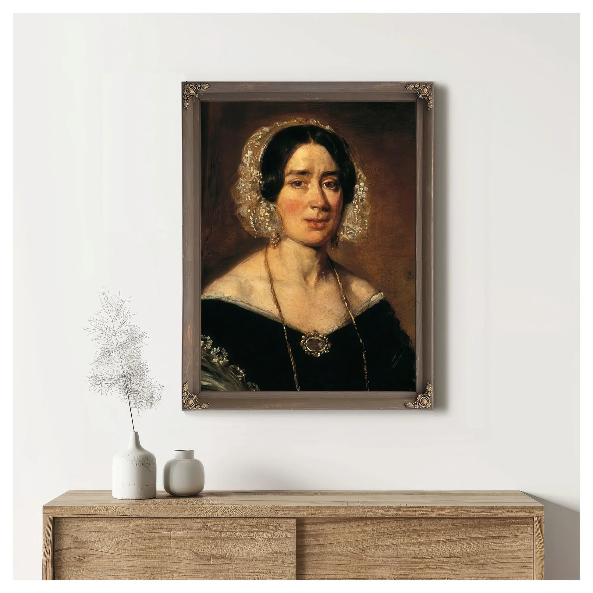Portrait Of An Unknown Woman By William Etty Fine Art Print