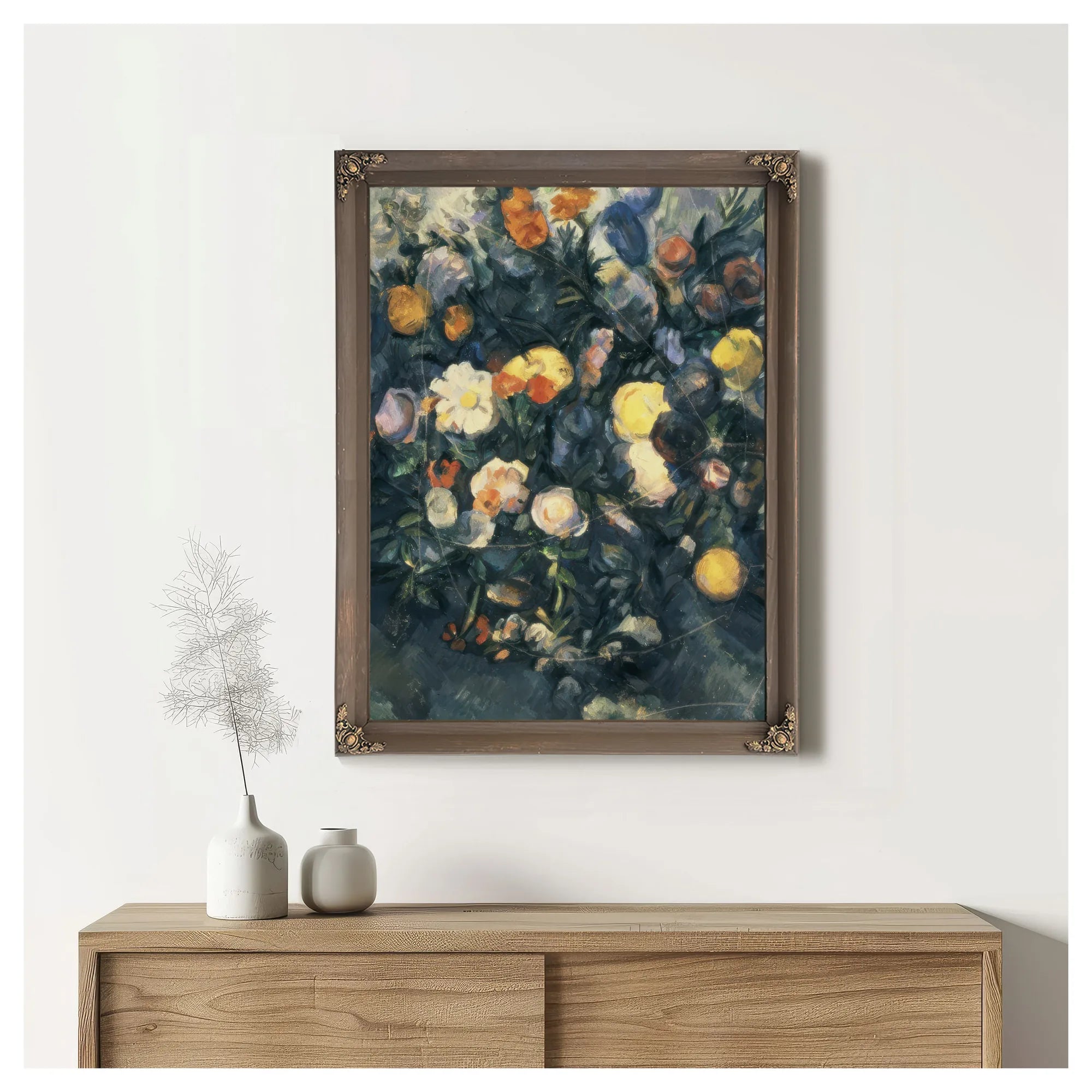 Vase Of Flowers By Paul Cezanne Fine Art Print