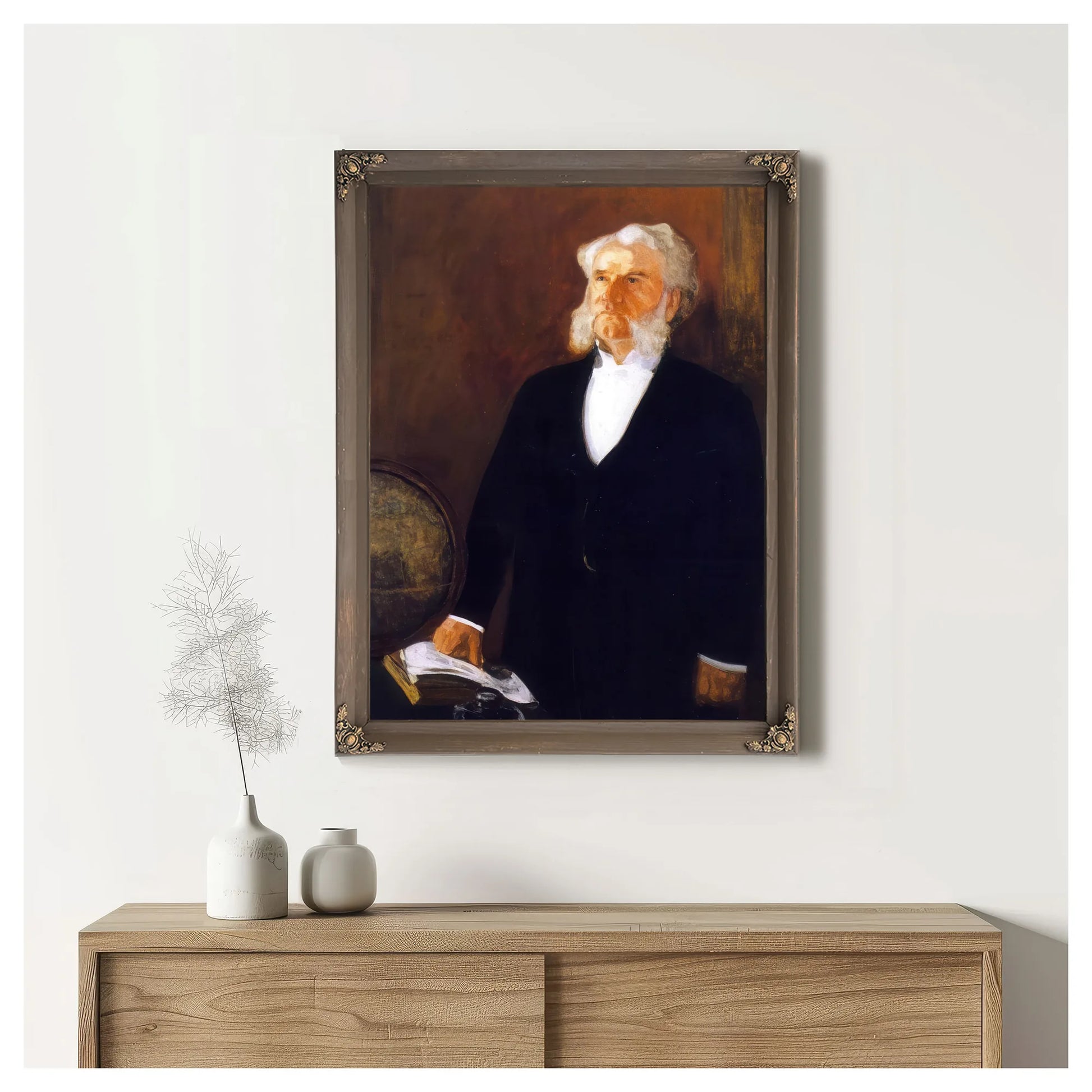 Bishop Joseph Crane Hartzell By Henry Ossawa Tanner Fine Art Print