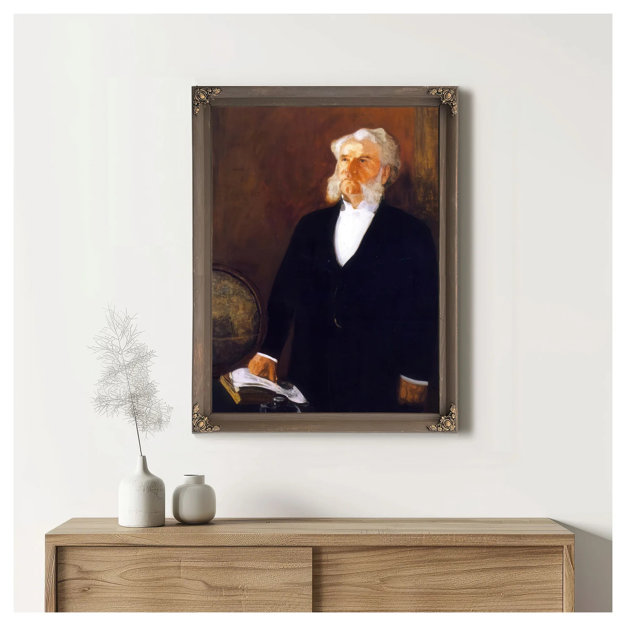 Bishop Joseph Crane Hartzell By Henry Ossawa Tanner Fine Art Print