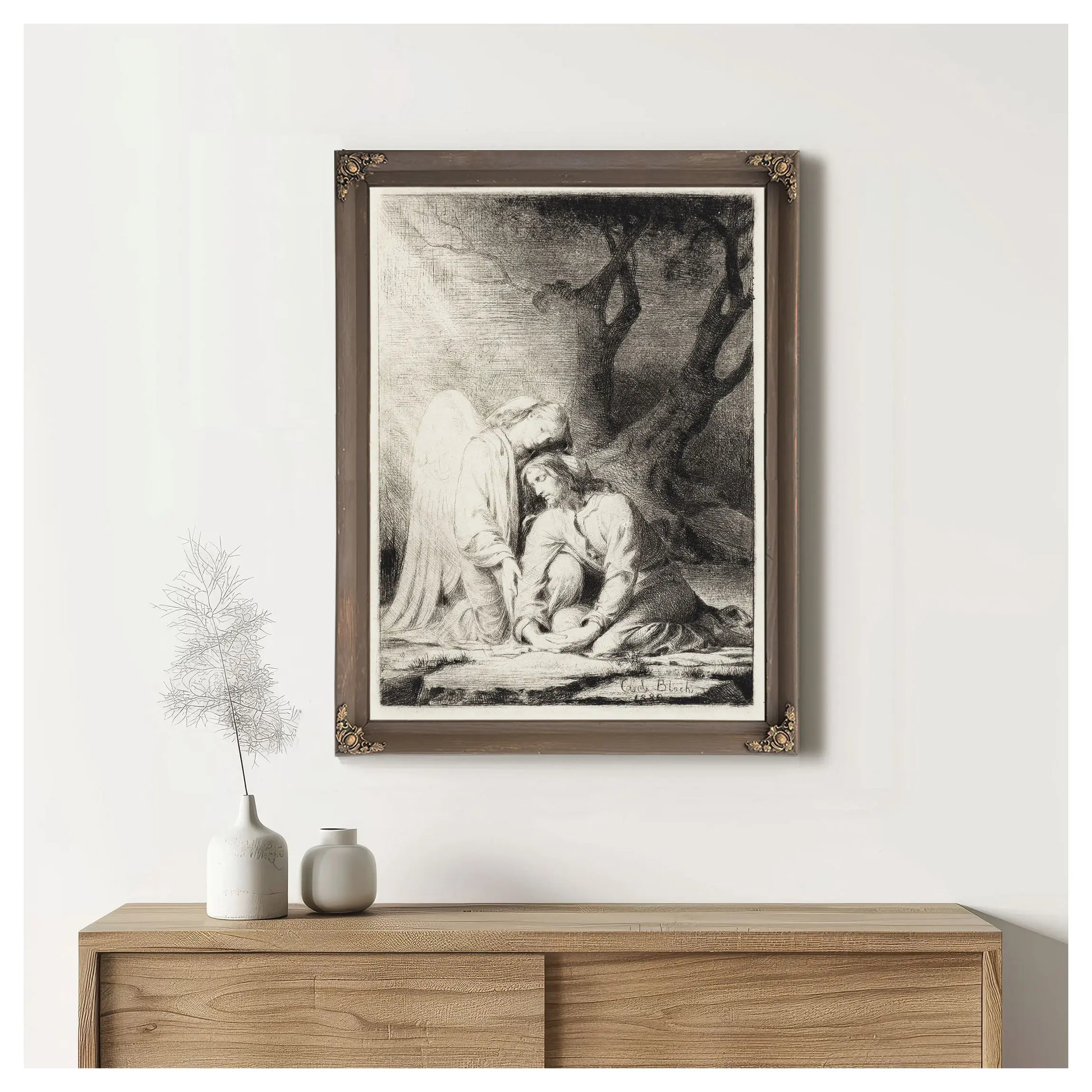 Christ In The Garden Of Gethsemane 5 by Carl Bloch