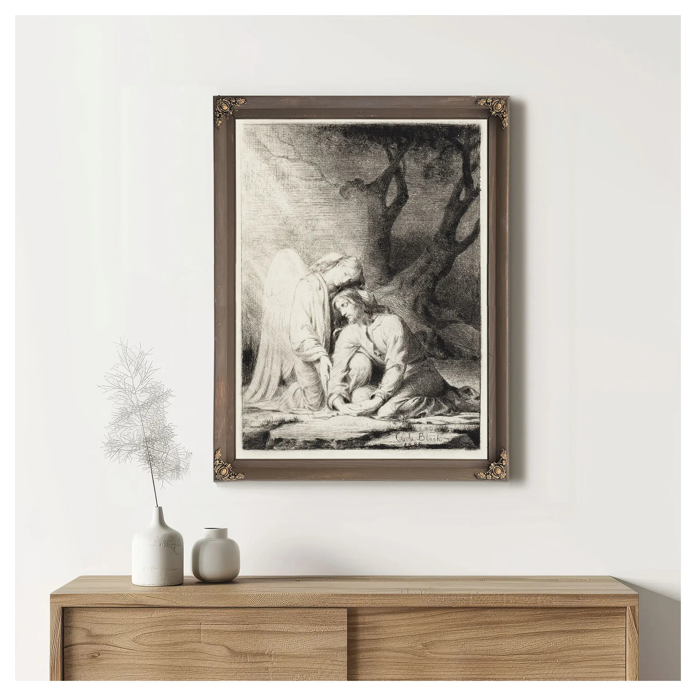 Christ In The Garden Of Gethsemane 5 by Carl Bloch
