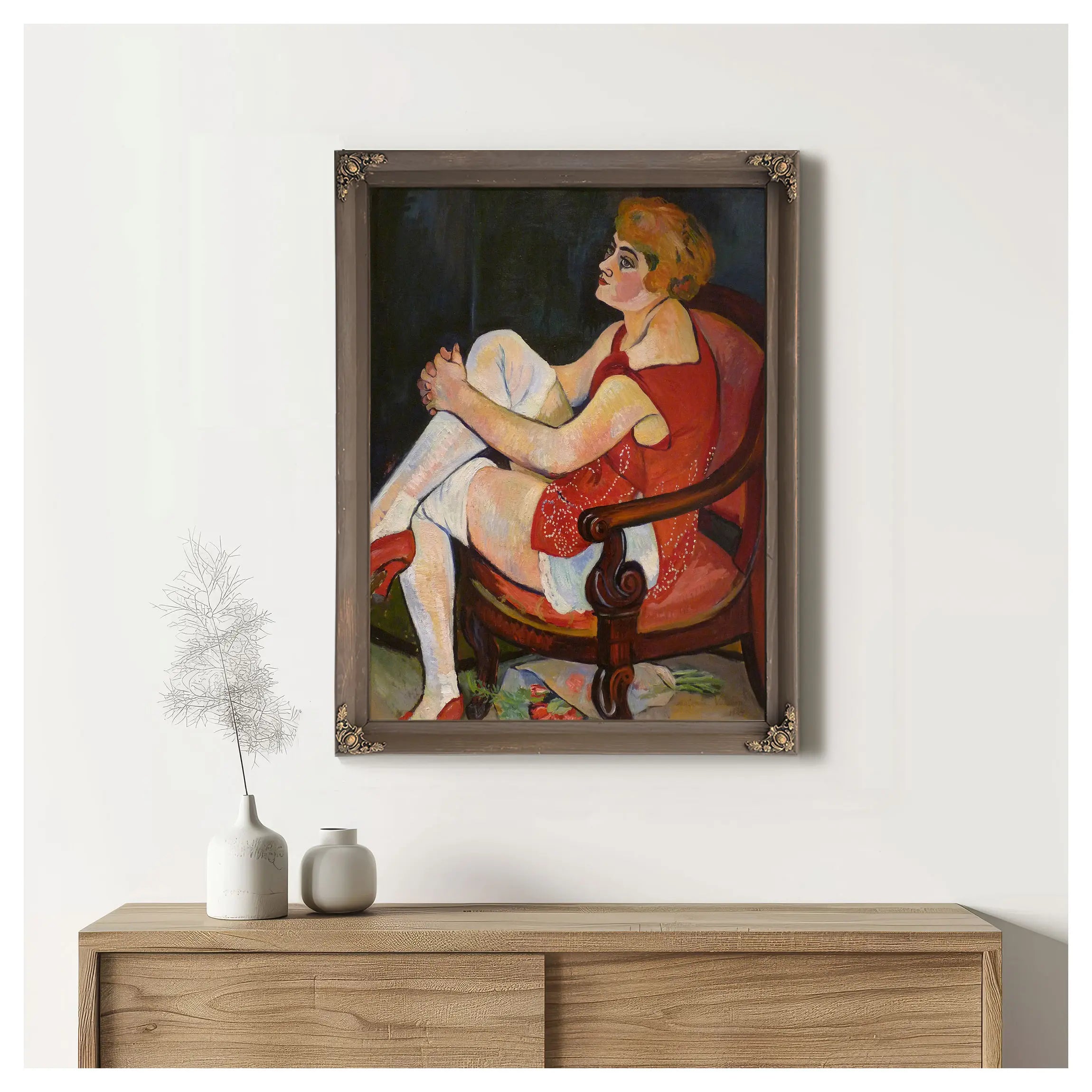 Femme Aux Bas Blancs by Suzanne Valadon