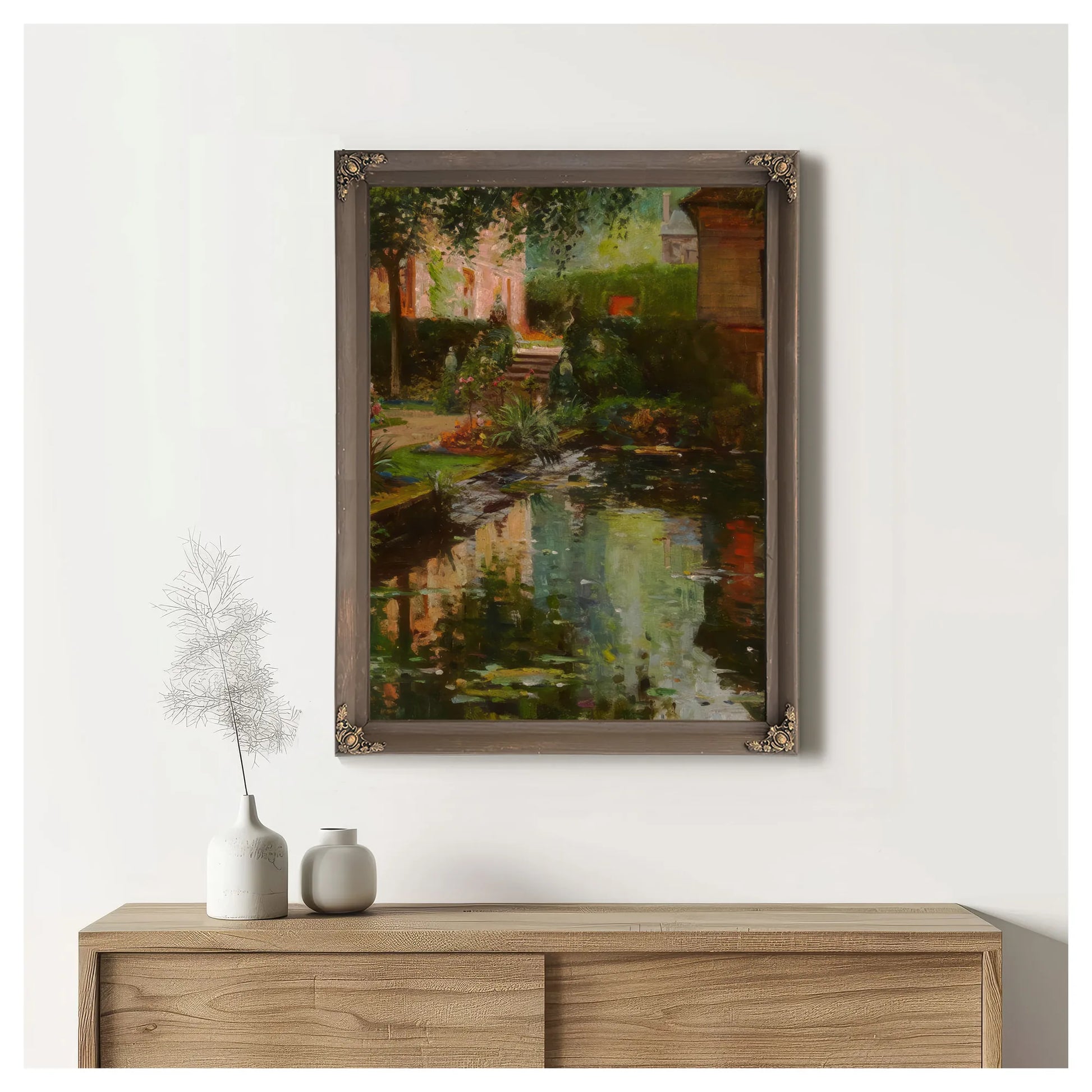 A Villa In Paris By Louis Aston Knight Fine Art Print