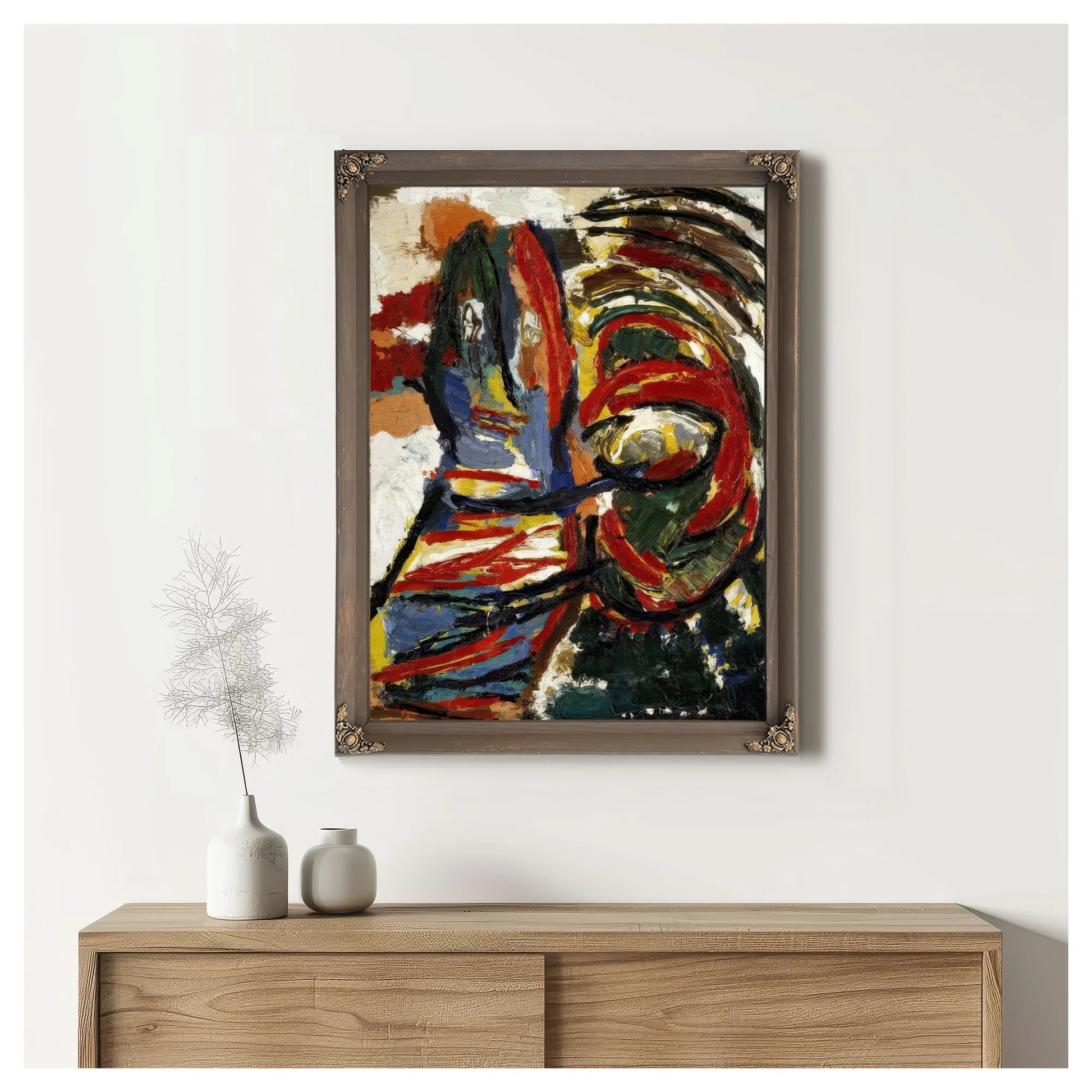 The Crying Crocodile Tries To Catch The Sun By Karel Appel Fine Art Print