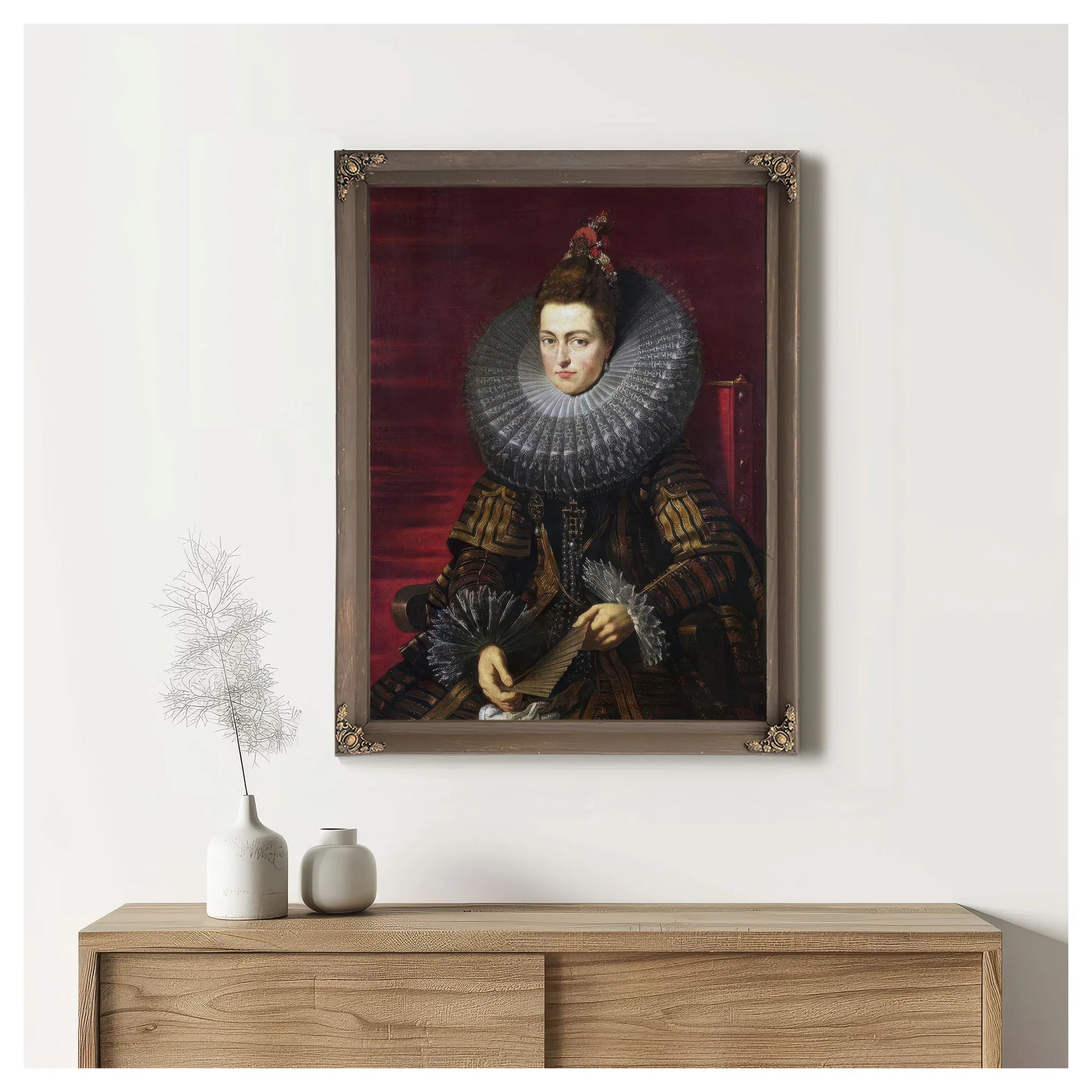 Infanta Isabella Clara Eugenia Regent Of The Netherlands By Peter Paul Rubens Fine Art Print