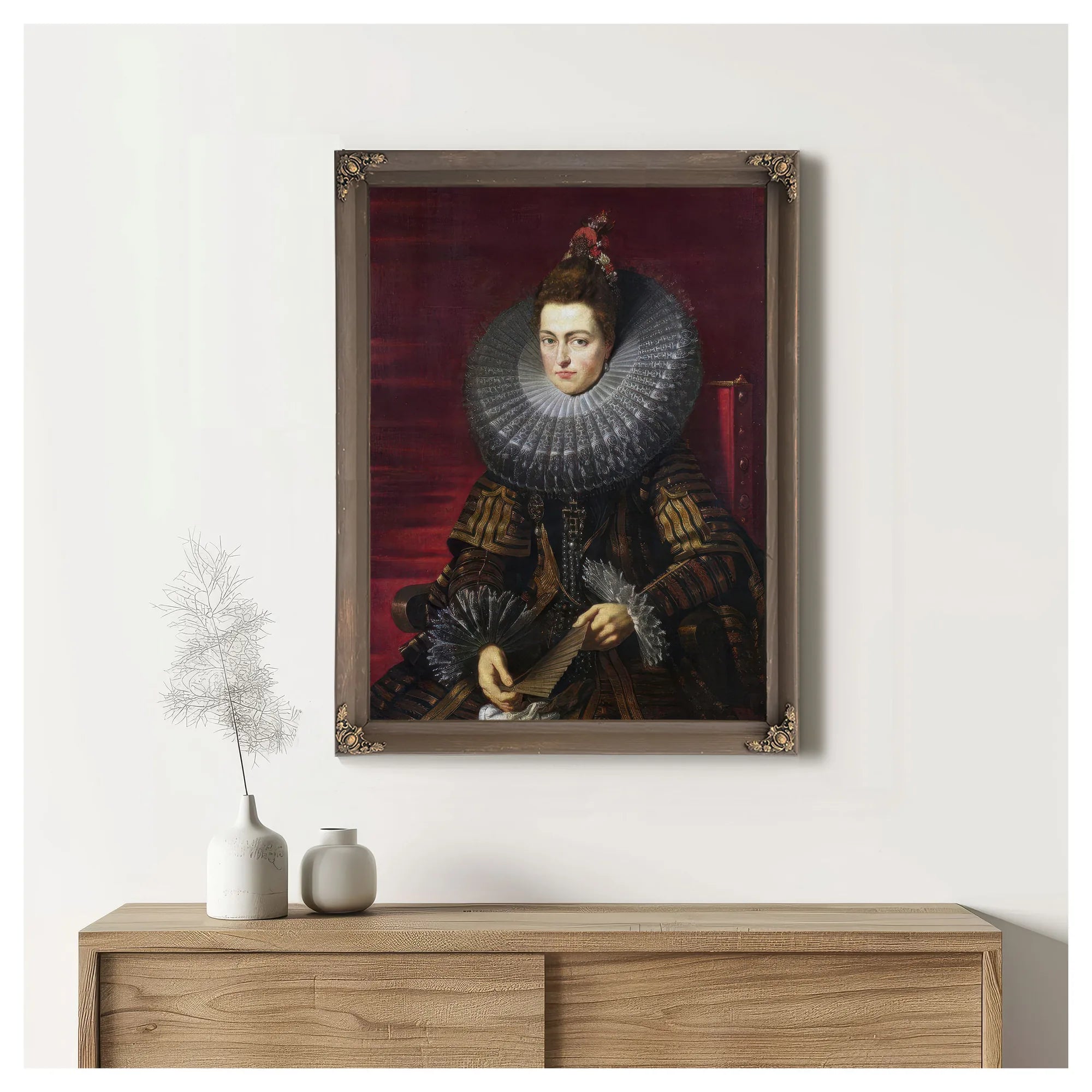 Infanta Isabella Clara Eugenia Regent Of The Netherlands By Peter Paul Rubens Fine Art Print