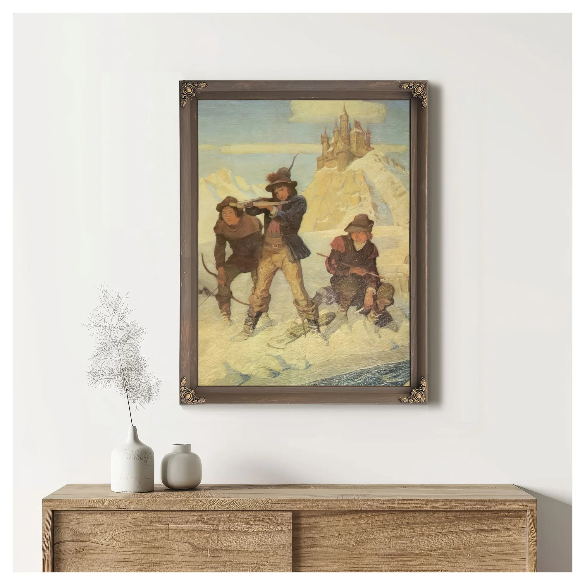 Eseldorf Was A Paradise For Us Boys By NC Wyeth Fine Art Print