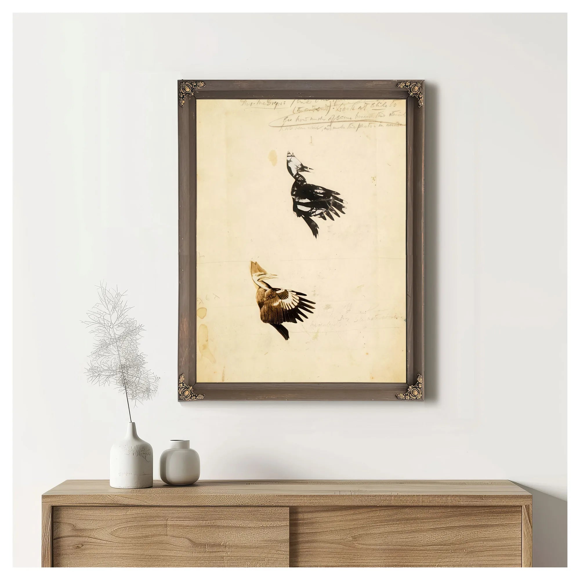 2 Rush Stencils, Study Folder For Book Concealing Coloration In The Animal Kingdom By Abbott Handerson Thayer Fine Art Print