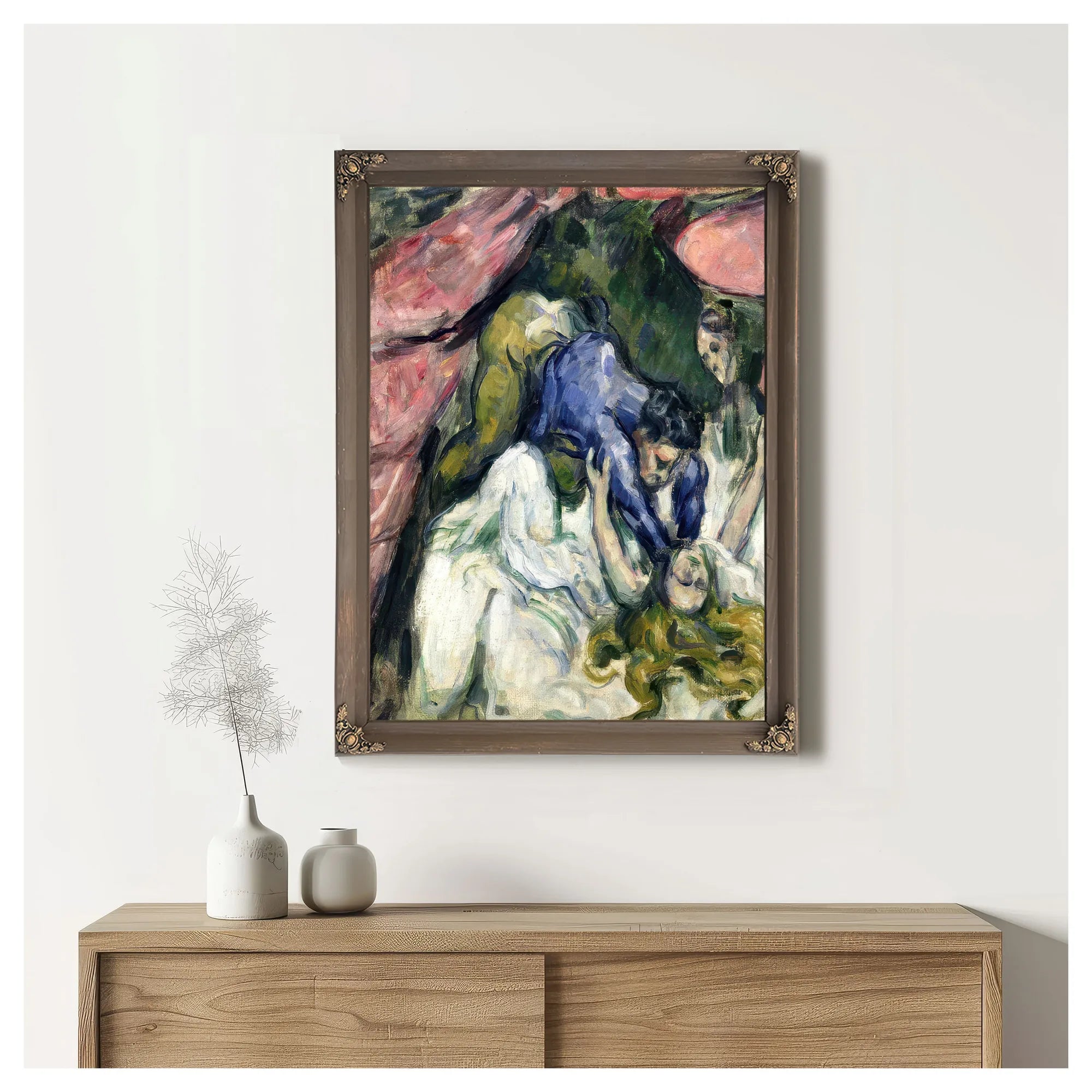 The Strangled Woman By Paul Cezanne Fine Art Print