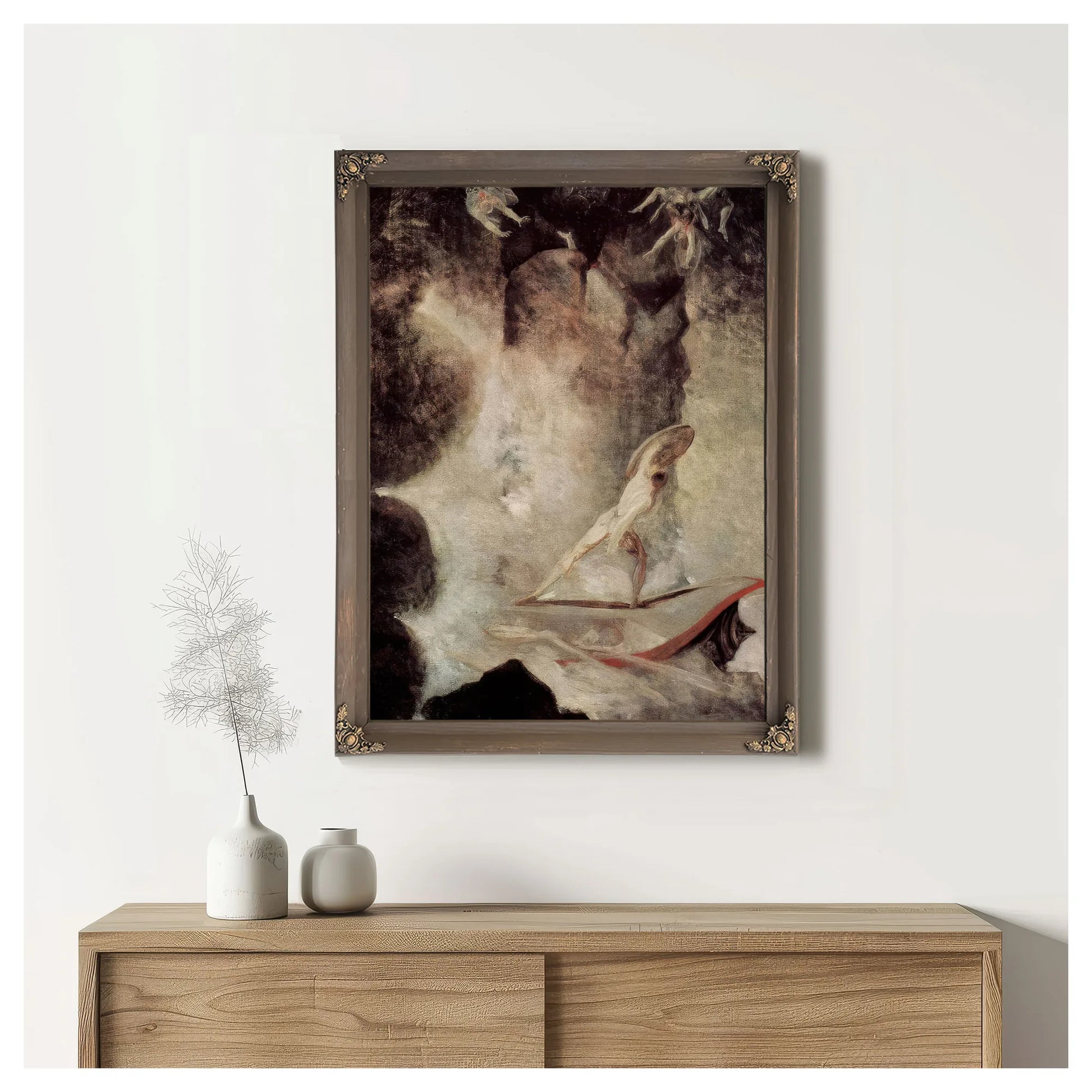 Odysseus In Front Of Scylla And Charybdis By Henry Fuseli Fine Art Print