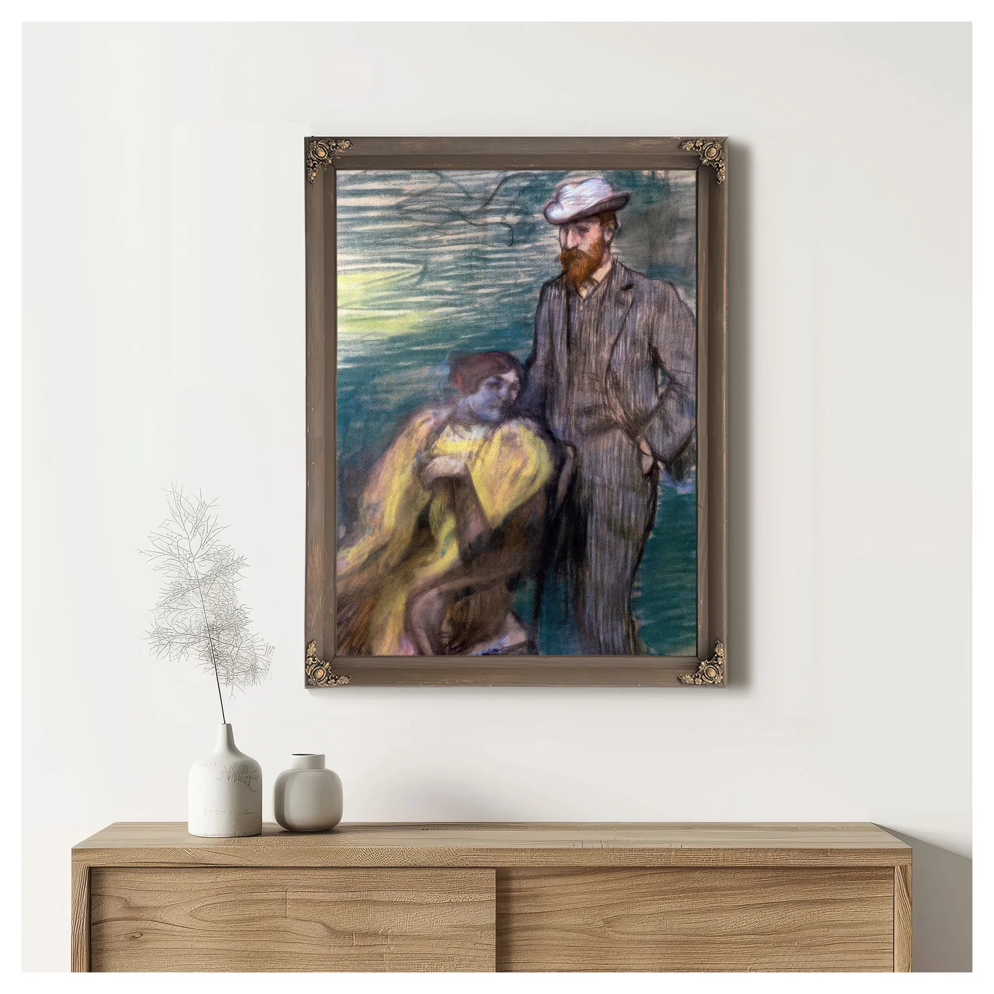 Monsieur And Madame Rouart By Edgar Degas Fine Art Print