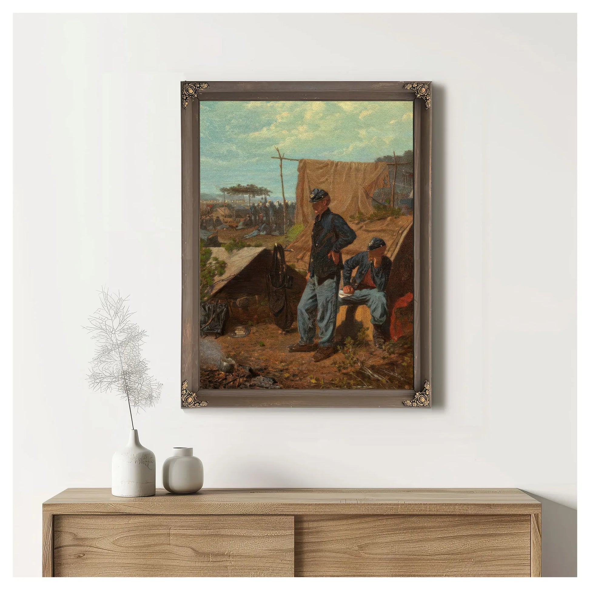 Home Sweet Home 1863 By Winslow Homer Fine Art Print