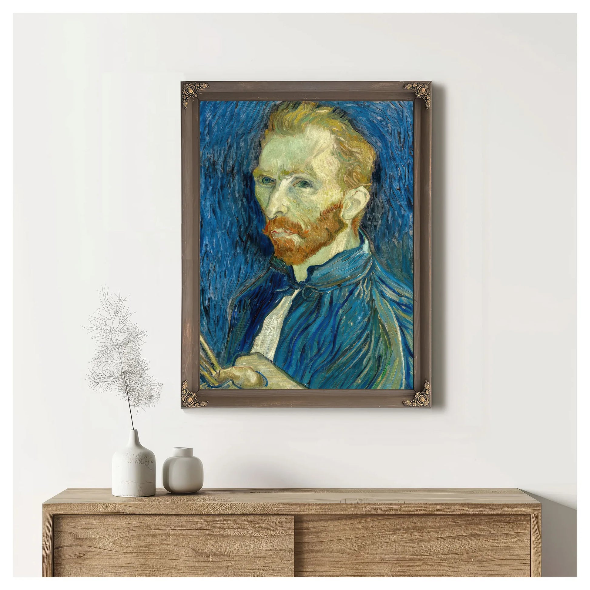 Self Portrait By Vincent Van Gogh Fine Art Print