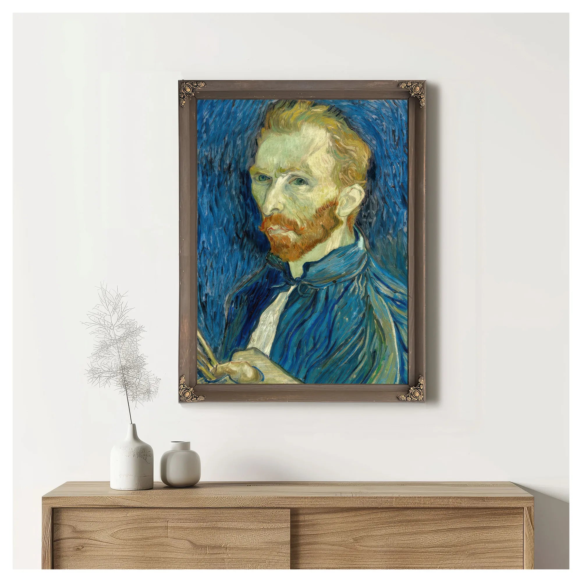 Self Portrait By Vincent Van Gogh Fine Art Print