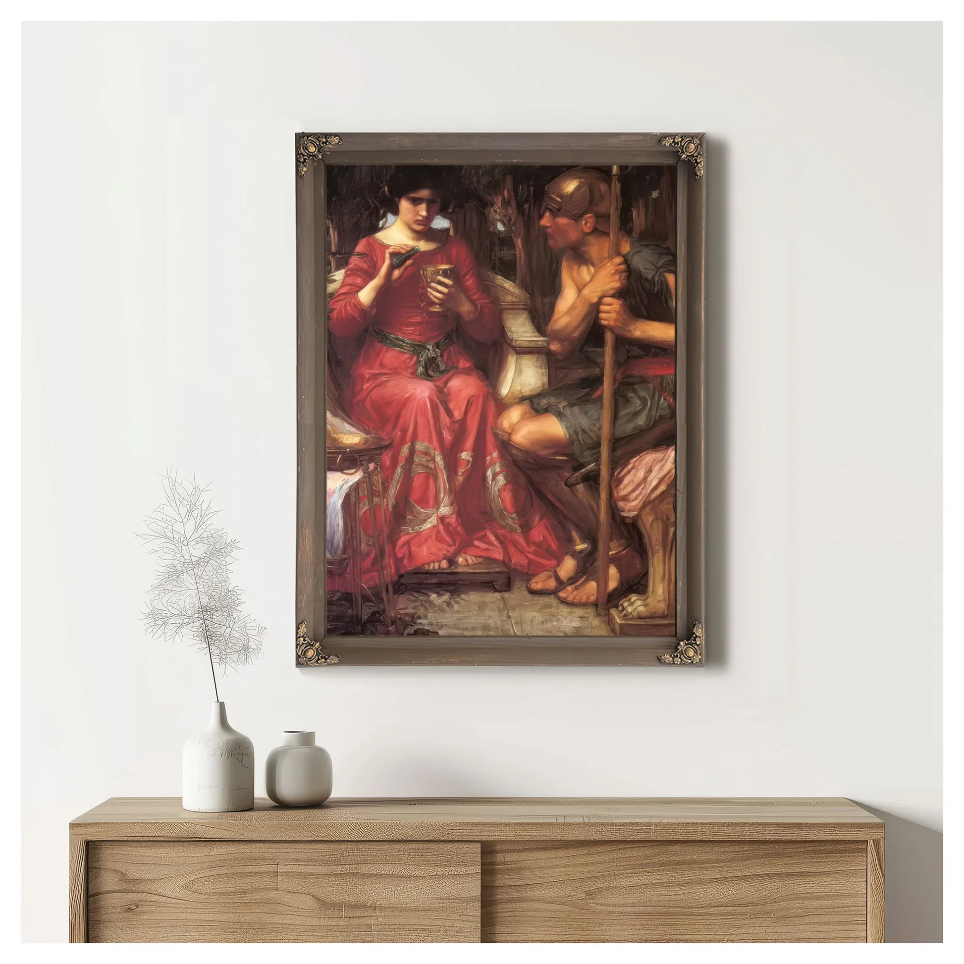 Jason And Medea By John Waterhouse Fine Art Print