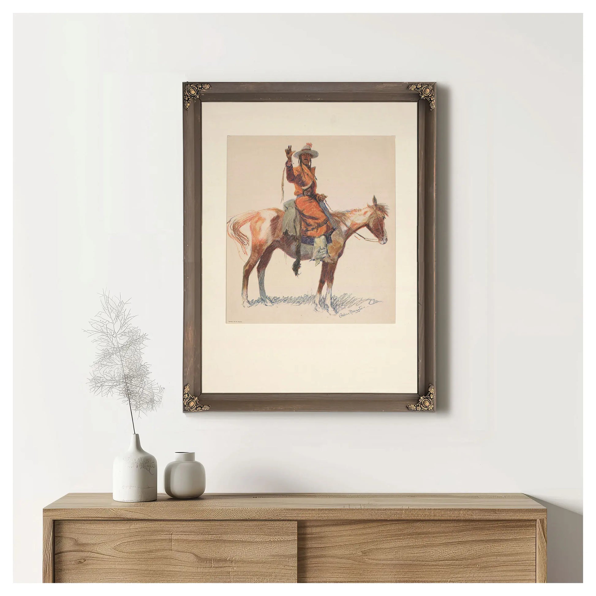 An Apache Scout by Frederic Remington