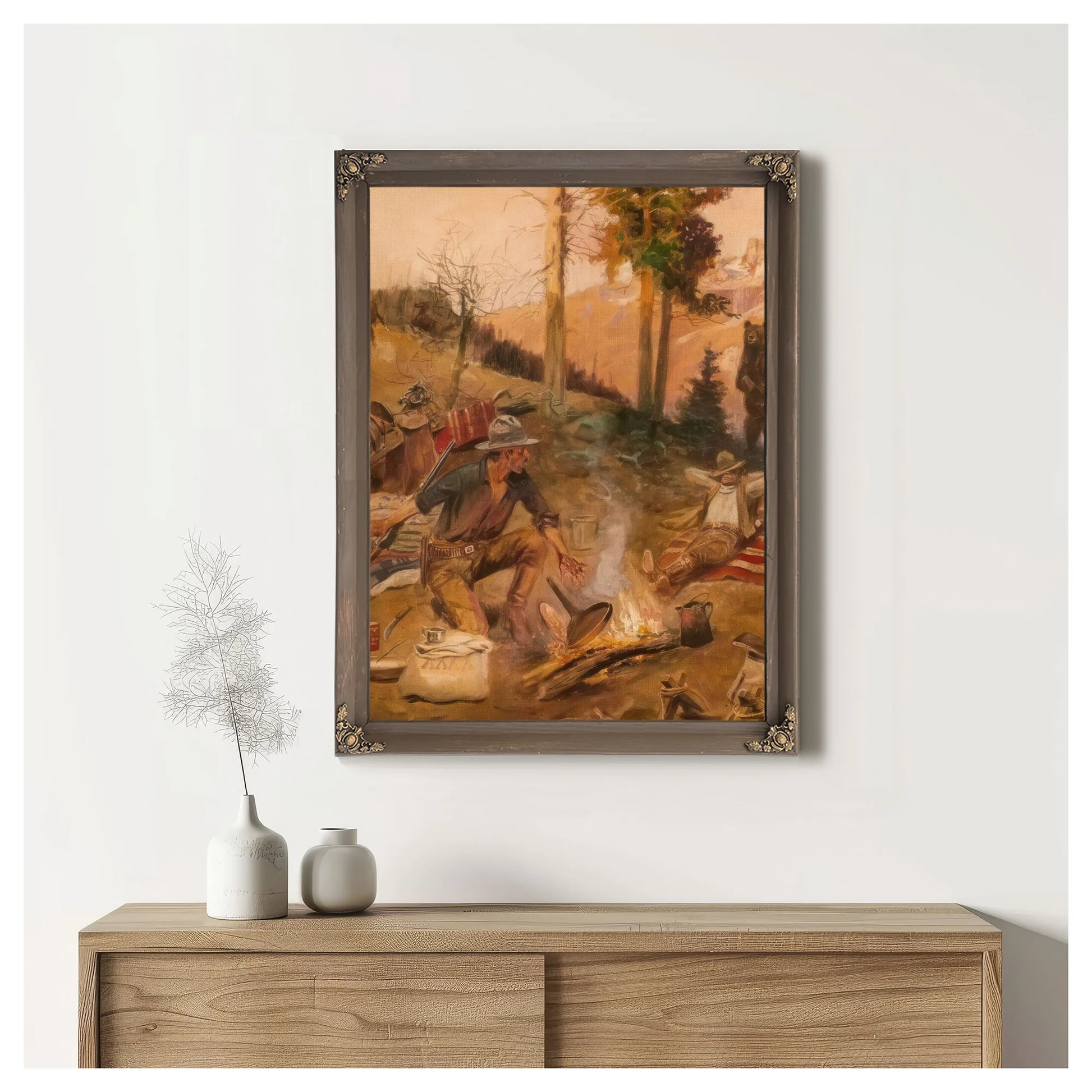 When Ignorance Is Bliss By Charles Marion Russell Fine Art Print