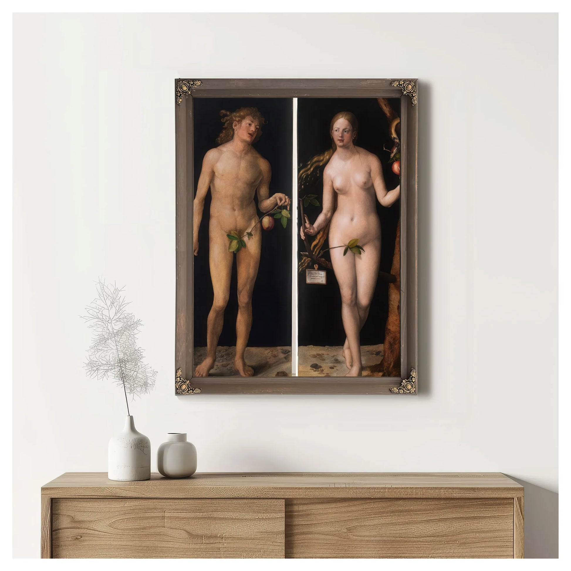 Adam And Eve Prado 2 Upload Tmp By Albrecht Dürer Fine Art Print