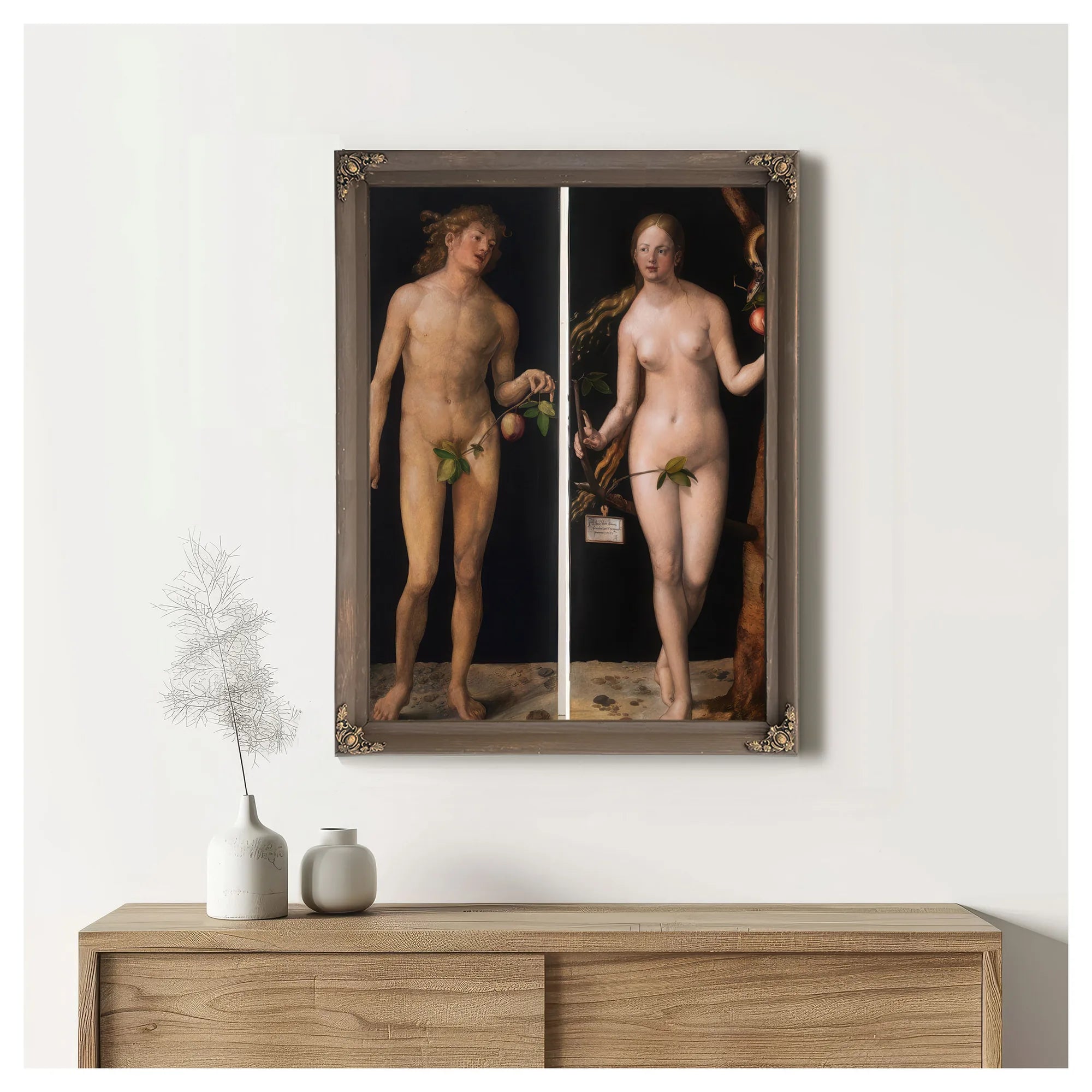 Adam And Eve Prado 2 Upload Tmp By Albrecht Dürer Fine Art Print