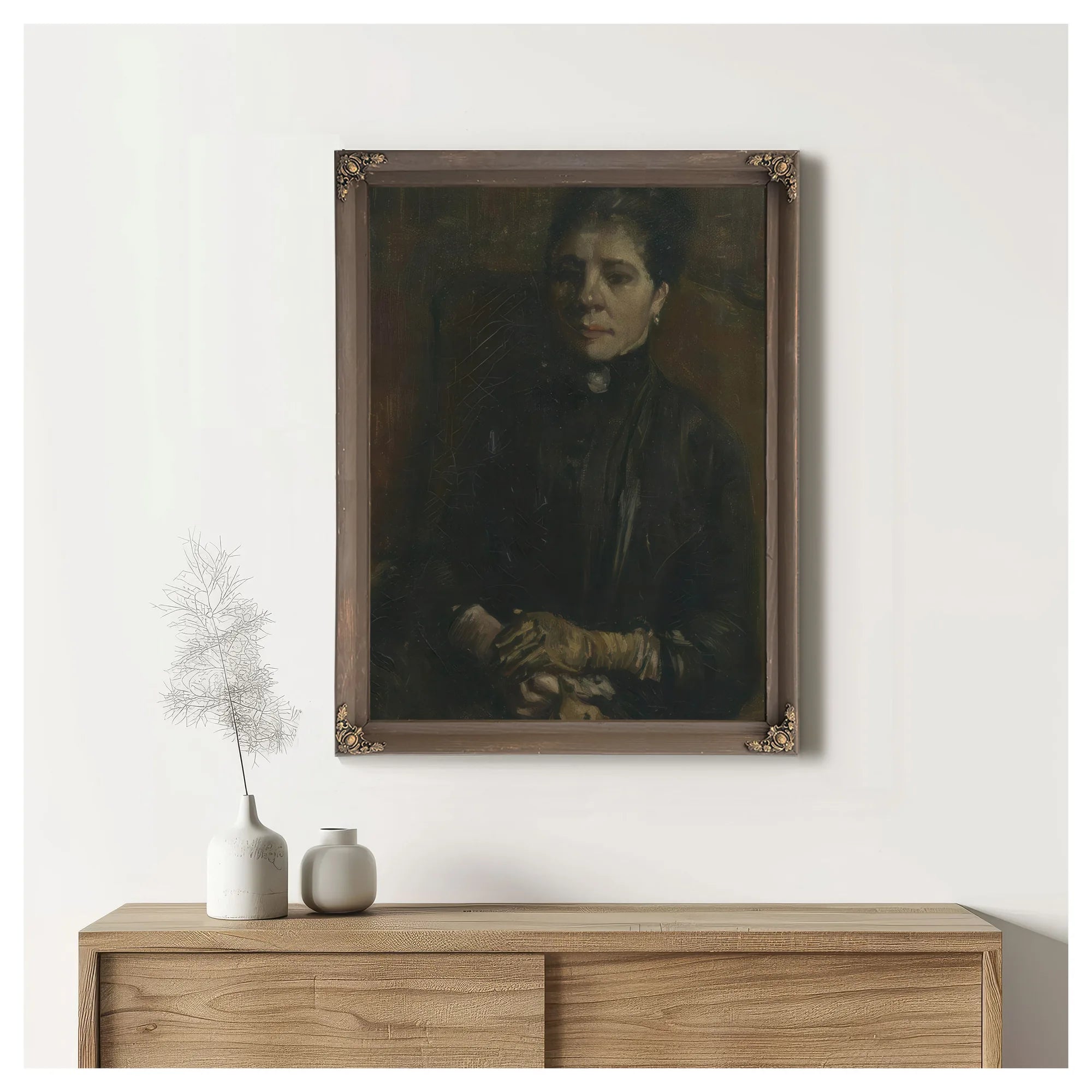 Portrait Of A Woman 2 By Vincent Van Gogh Fine Art Print