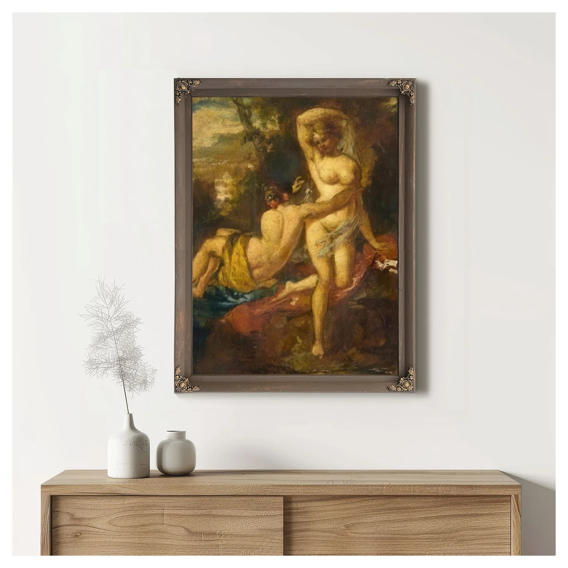 The Bathers By William Etty Fine Art Print