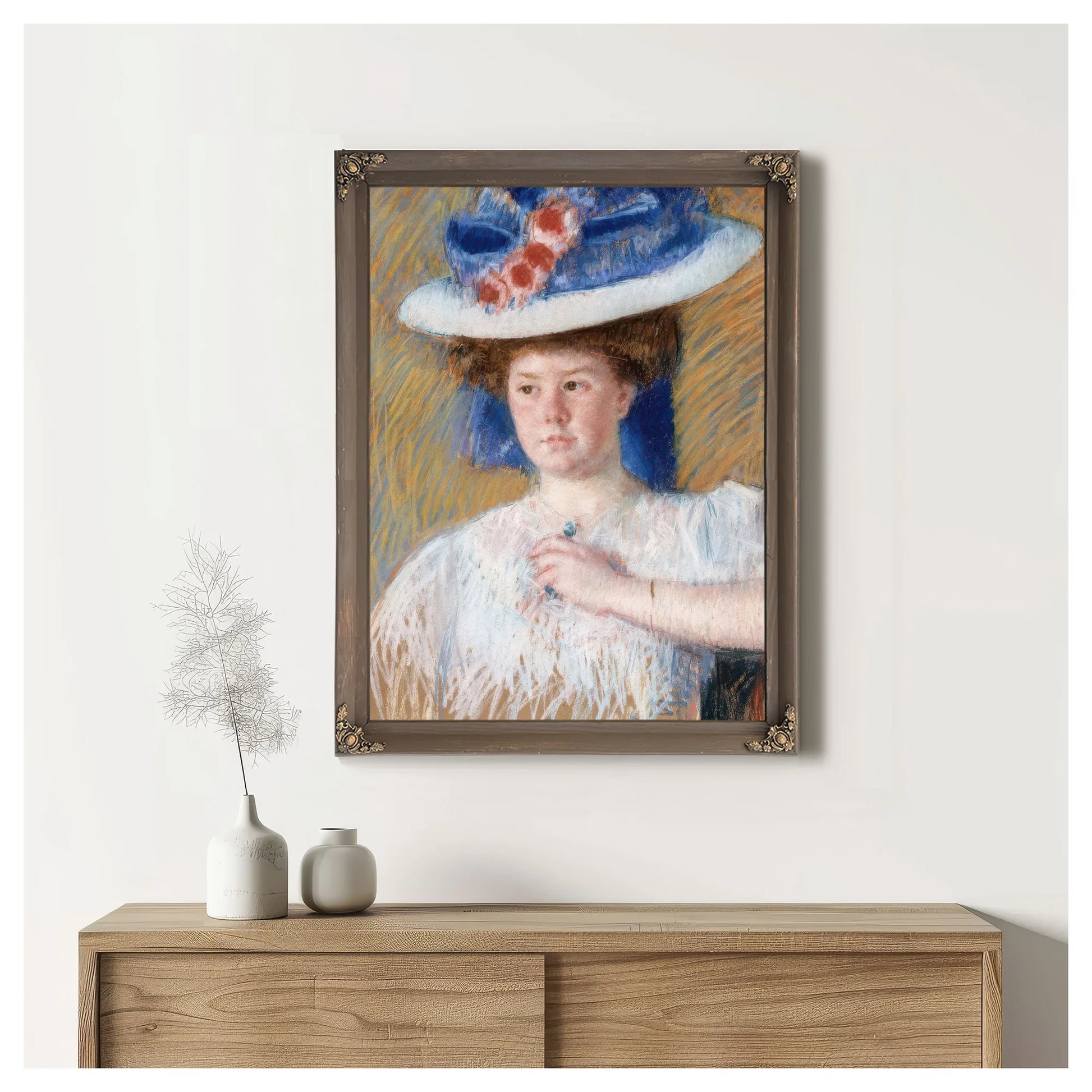 Portrait Of Helen Sears, Daughter Of Sarah Choate Sears By Mary Cassatt Fine Art Print