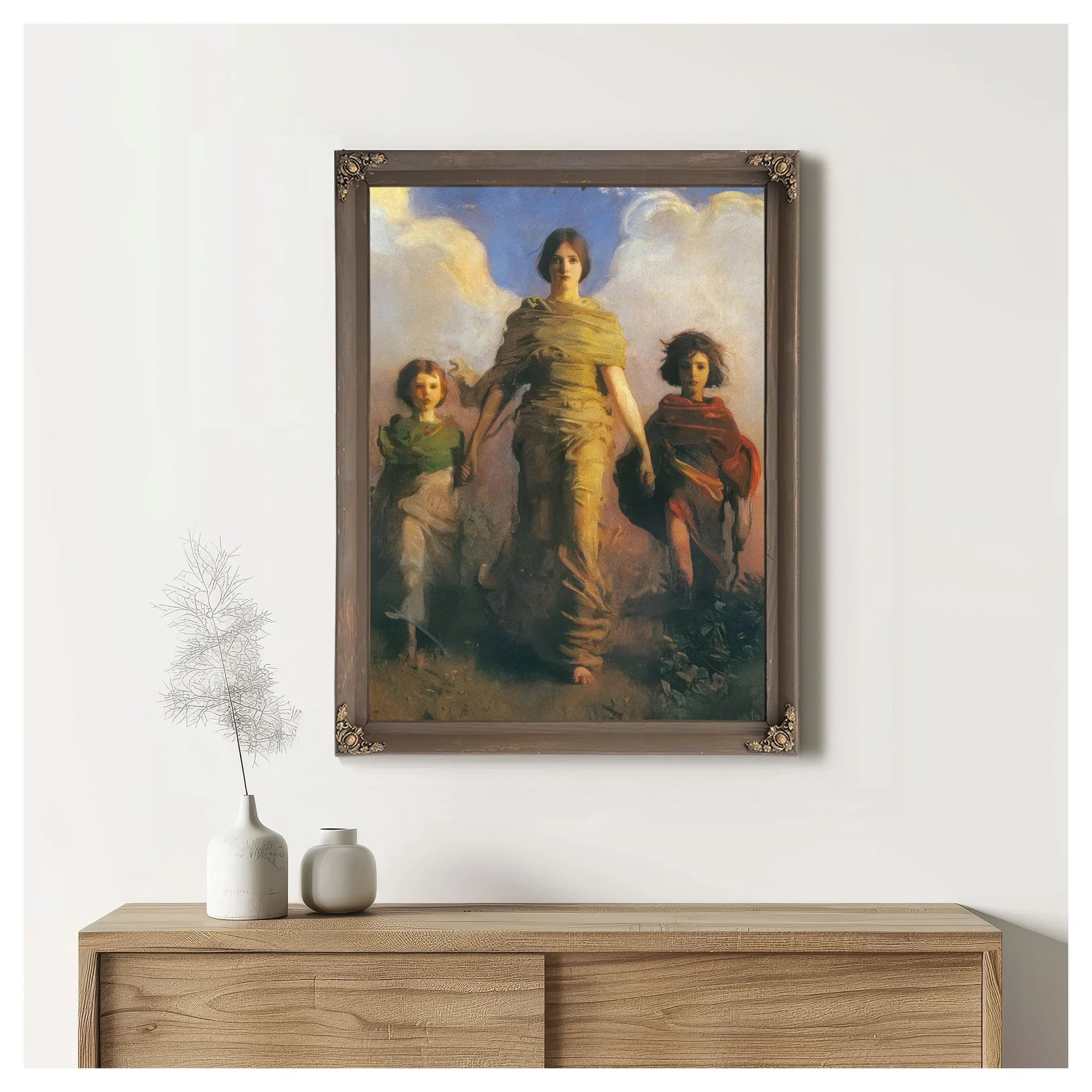 A Virgin by Abbott By Handerson By Thayer Fine Art Print