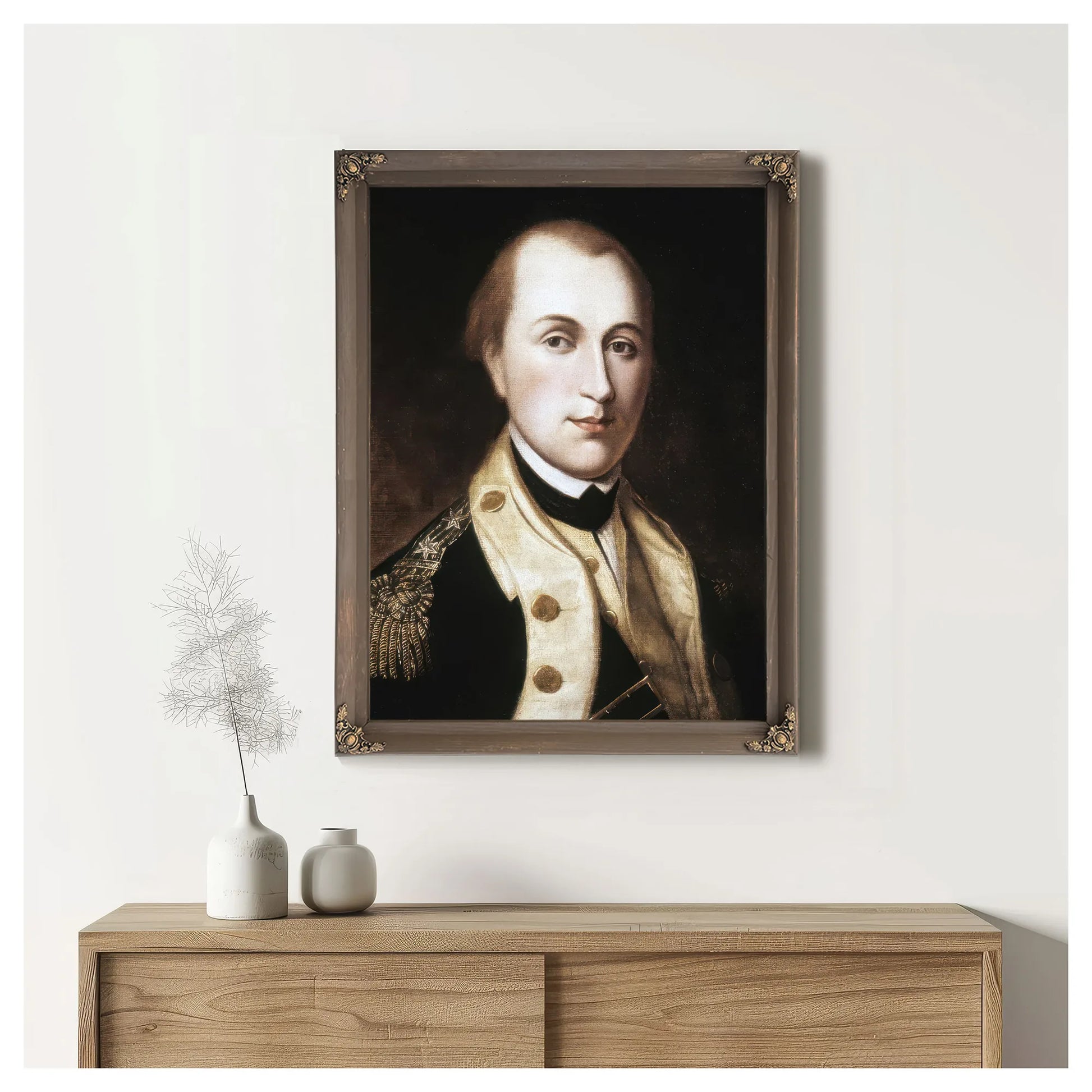 Portrait Of Marquis De Lafayette By Charles Willson Peale Fine Art Print