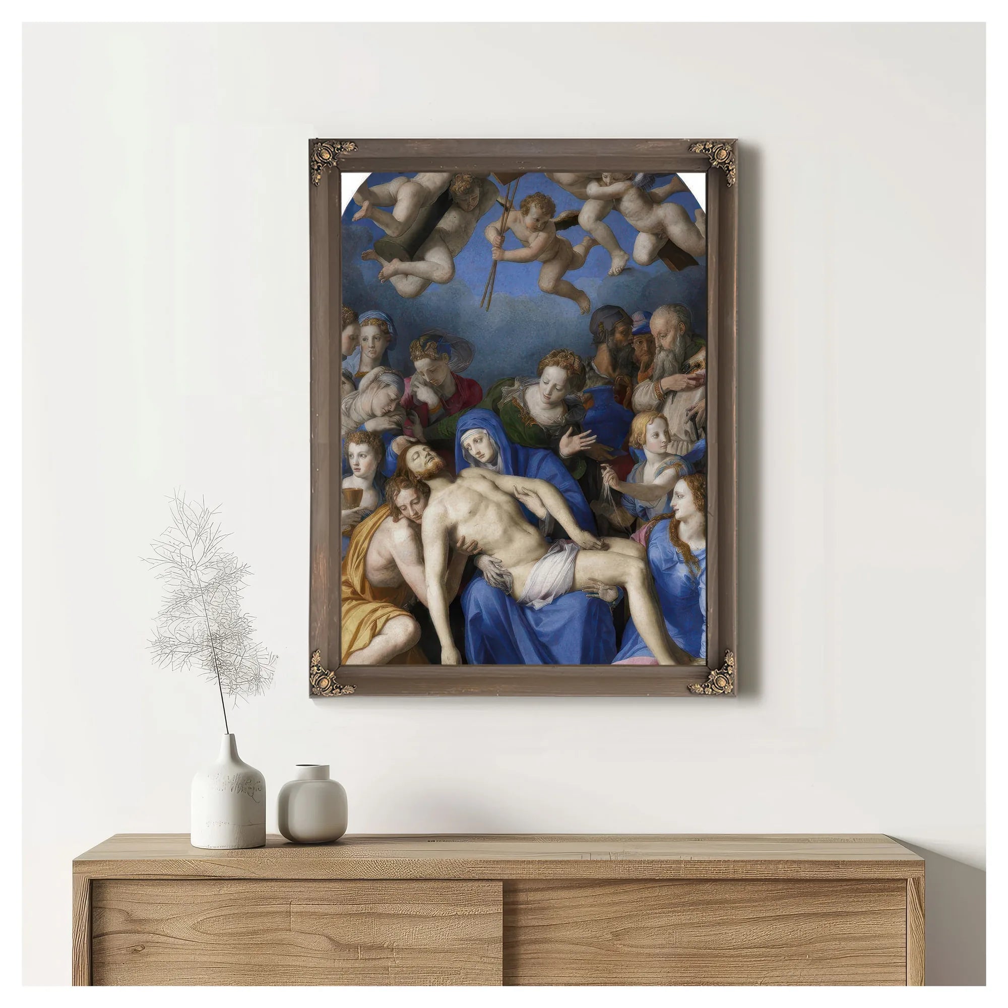 Deposition Of Christ 1540 1545 Mannerism 268X173Cm Musce Des Beaux Arts Besancon By Agnolo Bronzino Fine Art Print