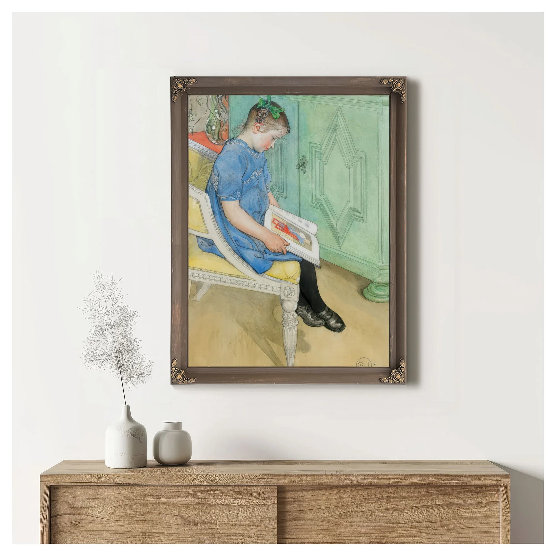Canna Johanna By Carl Larsson Fine Art Print