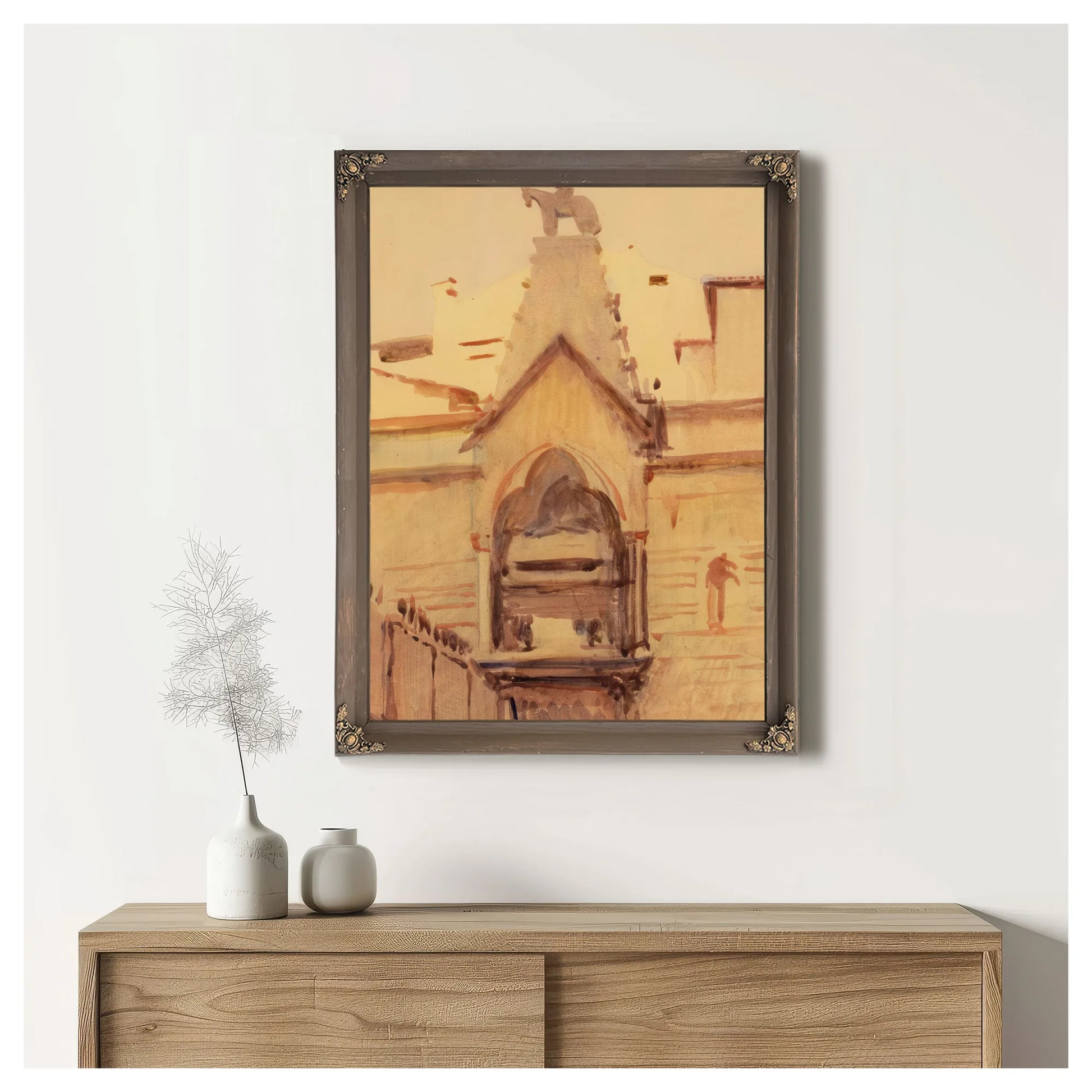 Tomb Of Verona By Abbott Handerson Thayer Fine Art Print
