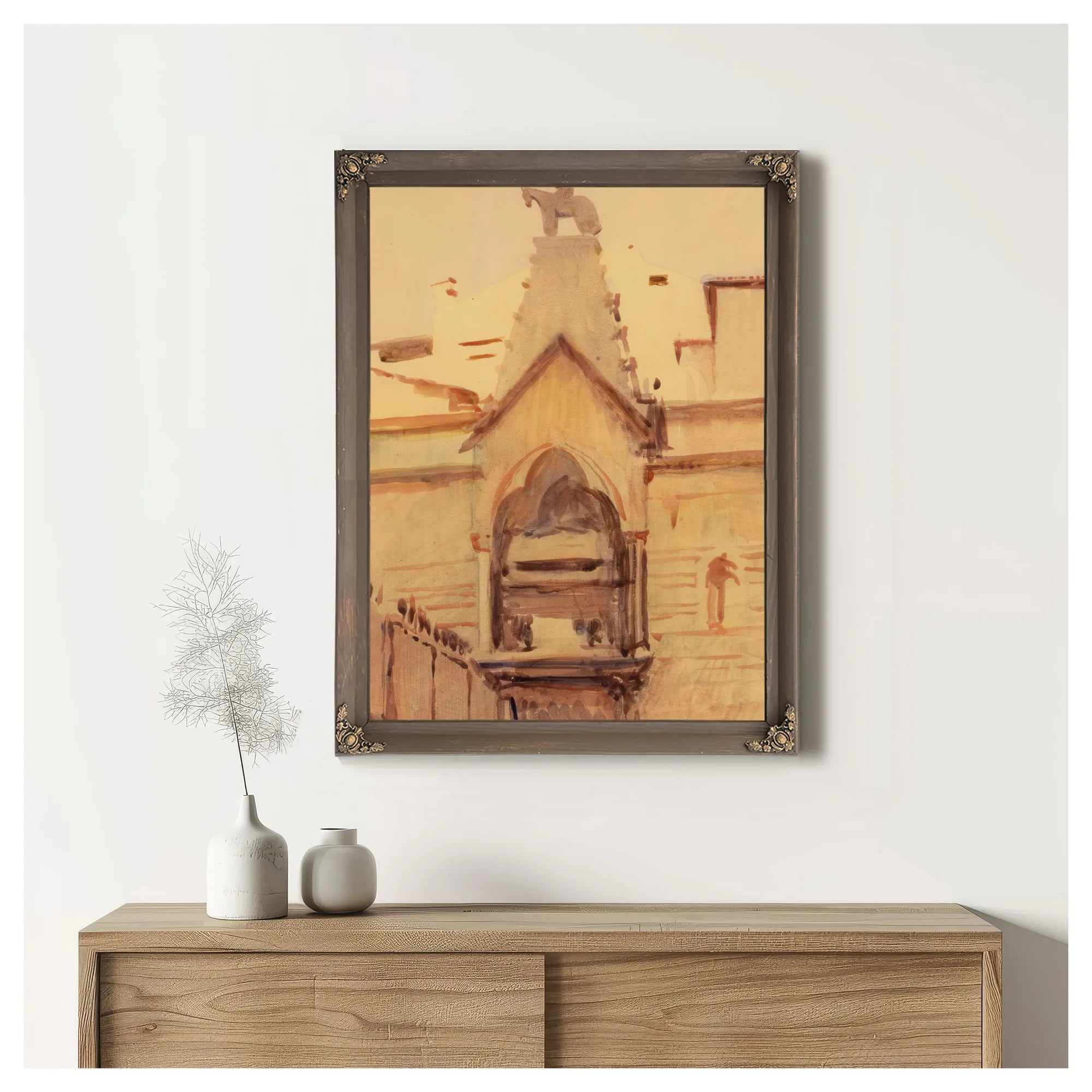 Tomb Of Verona By Abbott Handerson Thayer Fine Art Print