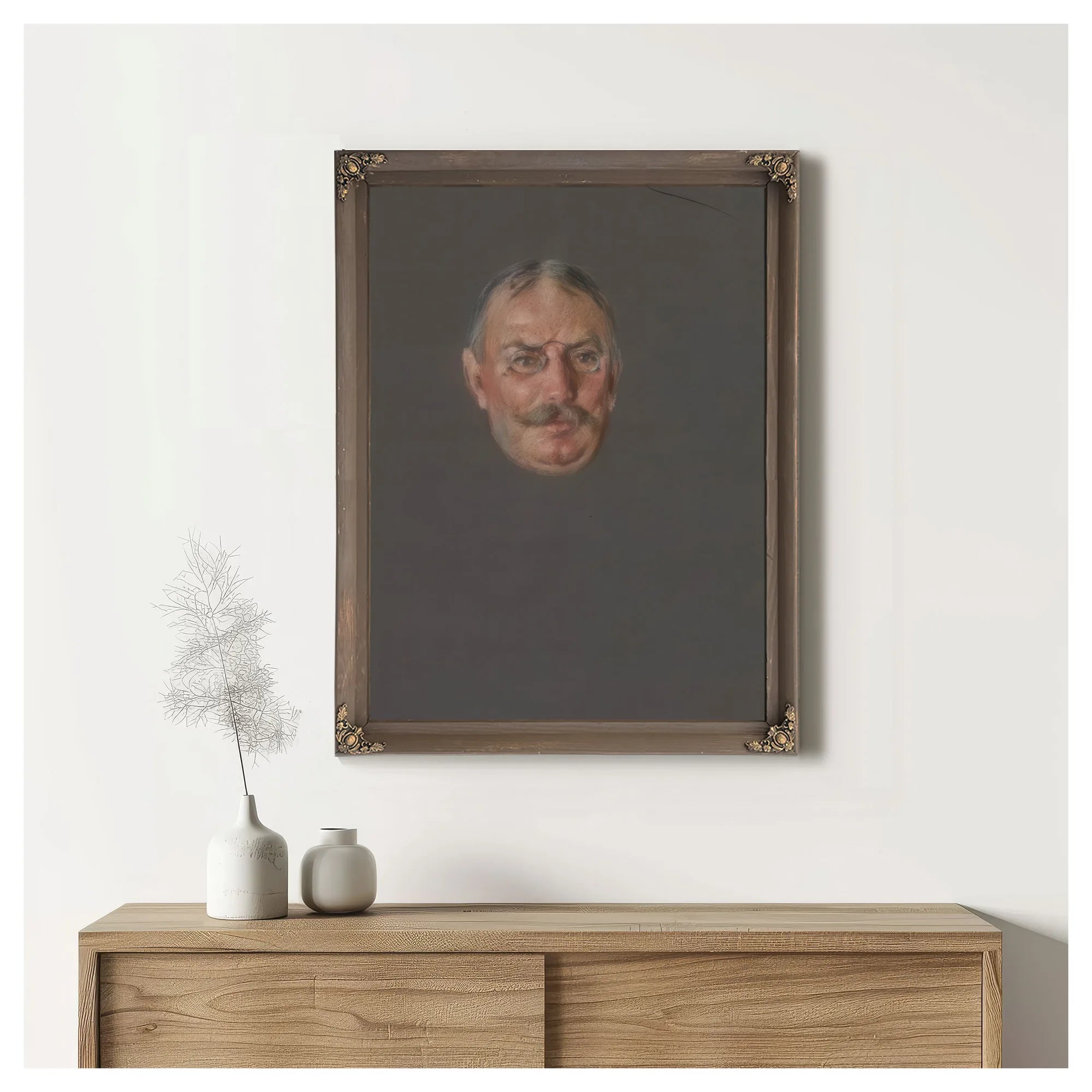 Allan Chesterton By Alice Pike Barney Fine Art Print